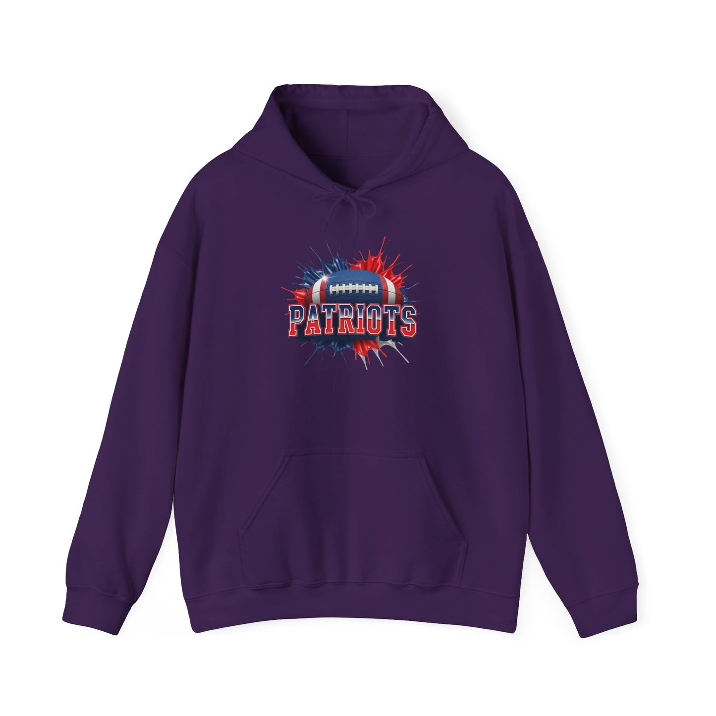 New England Football Hoodie, New England Team Hoodie, Football Gift for New England Fans, Game Day Sports Fan Apparel, Football Fan Gift