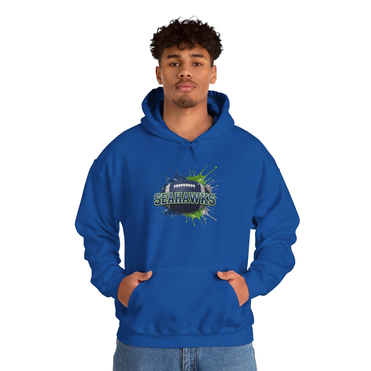 Seattle Football Hoodie, Seattle Team Hoodie, Football Gift for Seattle Fans, Game Day Sports Fan Apparel, Football Fan Gift