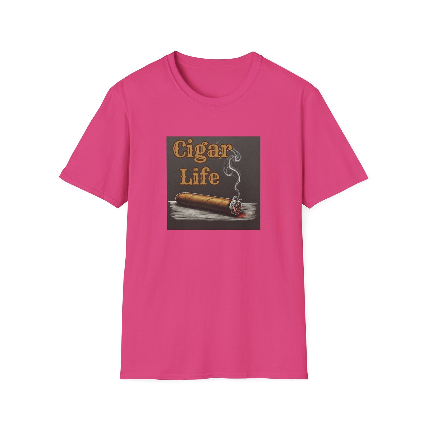 Cigar Life Unisex T-Shirt, BBQ Pool Party Shirt, Fathers Day Gift, Relaxation Leisure, Cigar lover Gift, Grandpa Gift