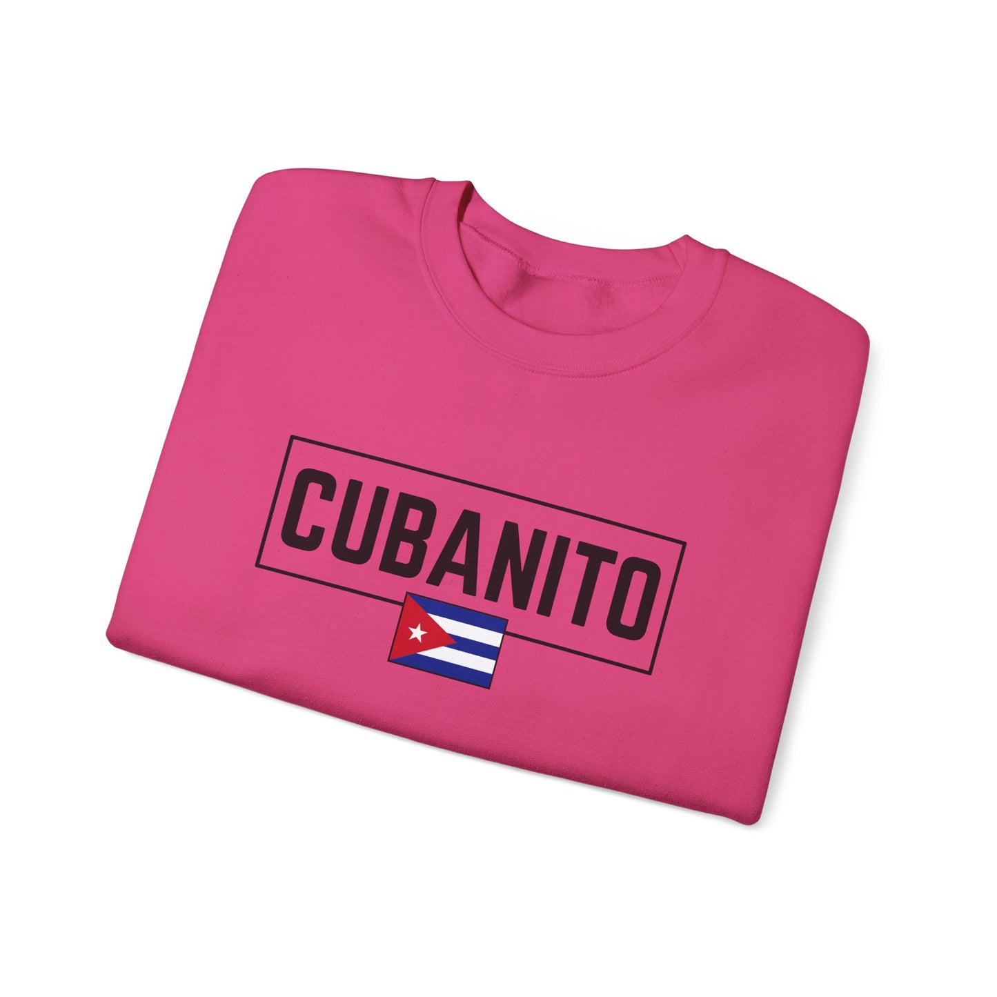 CUBANITO Sweatshirt – Cuban Flag Sweatshirt for Men, Latino Pride Sweatshirt, Cuba Heritage Top, Cuban Culture Graphic Sweatshirt