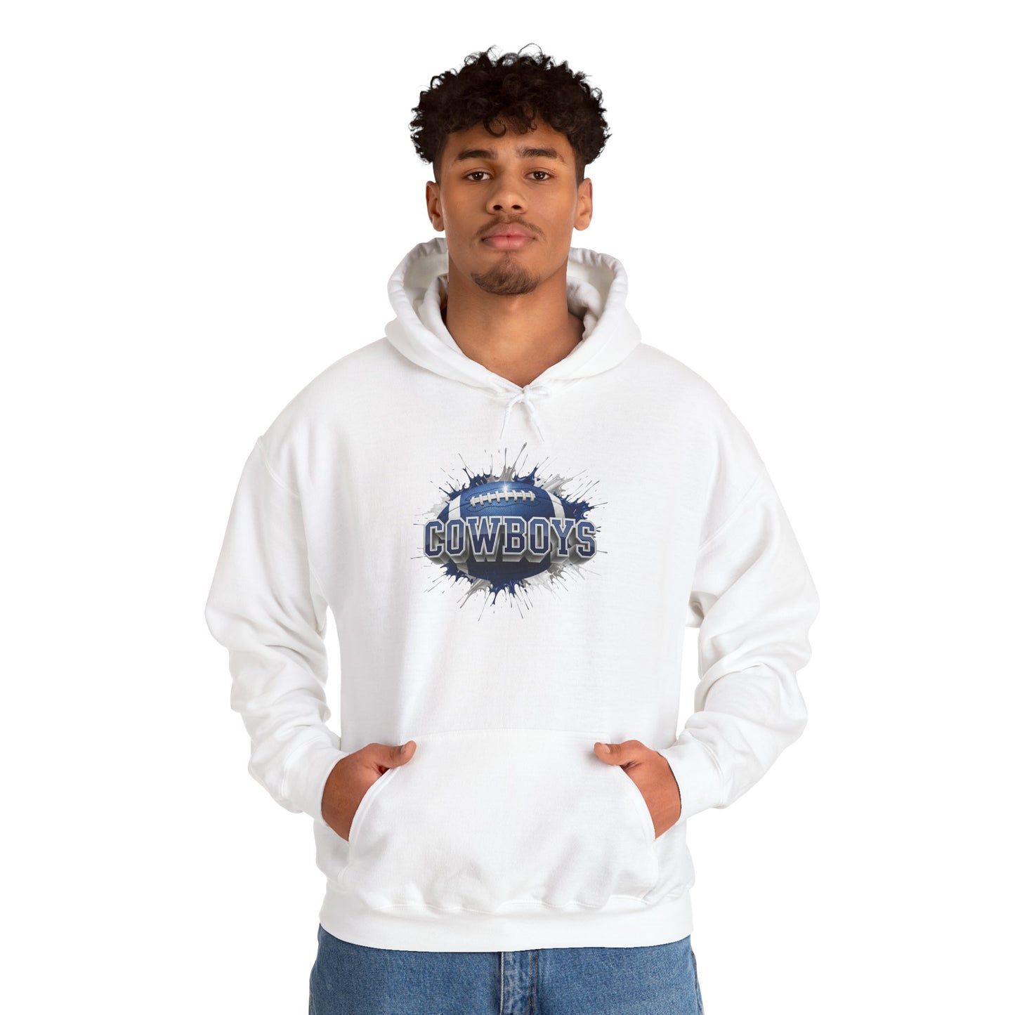 Dallas Football Hoodie, Dallas Team Hoodie, Football Gift for Dallas Fans, Game Day Sports Fan Apparel, Football Fan Gift