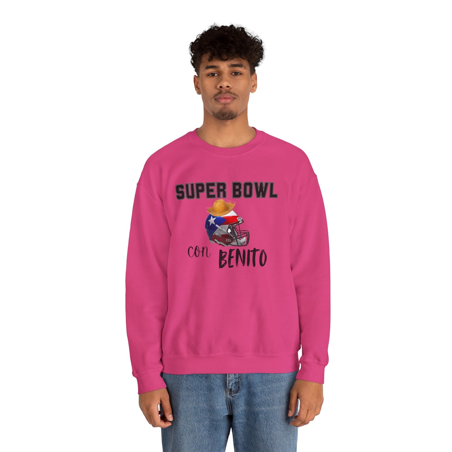 Benito Bowl Halftime 2026 Sweatshirt, Benito Bowl Shirt, Football Fan Gift, Puerto Rico Heritage Sweatshirt, Boriqua Pride Gift