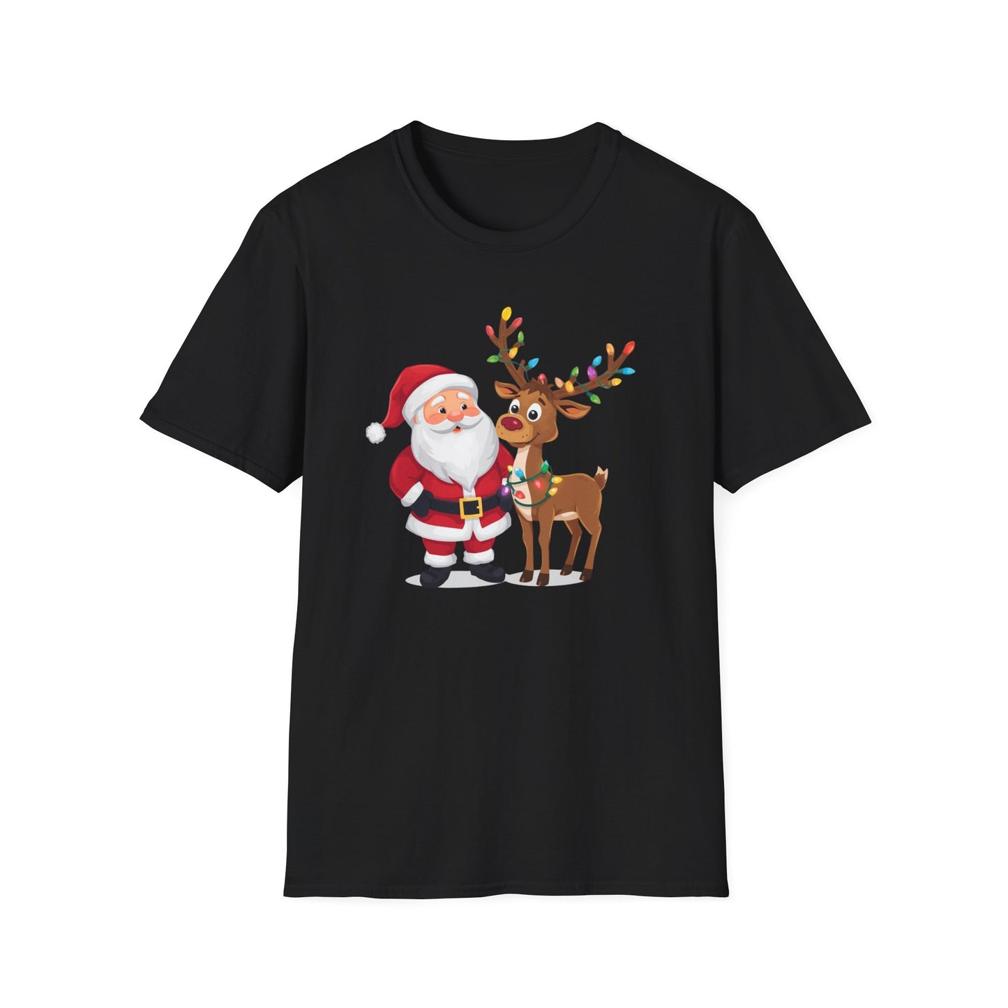 Santa and Rudolph Shirt, Family Christmas Shirts, Christmas T Shirt, Holiday Shirt, Cute Xmas Shirt for the family, Holiday Gift