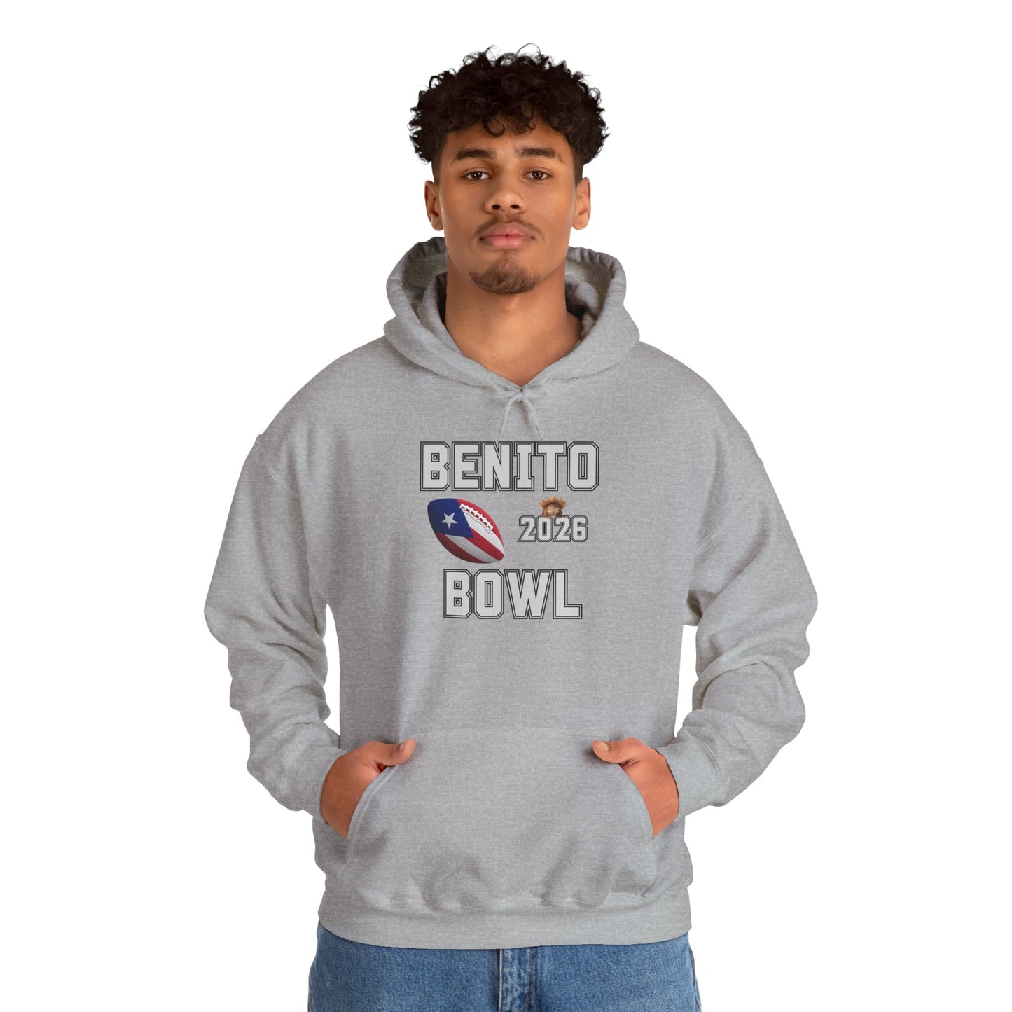 Benito Bowl Halftime Shirt 2026 Hoodie, Benito Bowl Hooded Sweatshirt, Football Fan Gift, Puerto Rico Heritage Hoodie, Boriqua Pride Gift