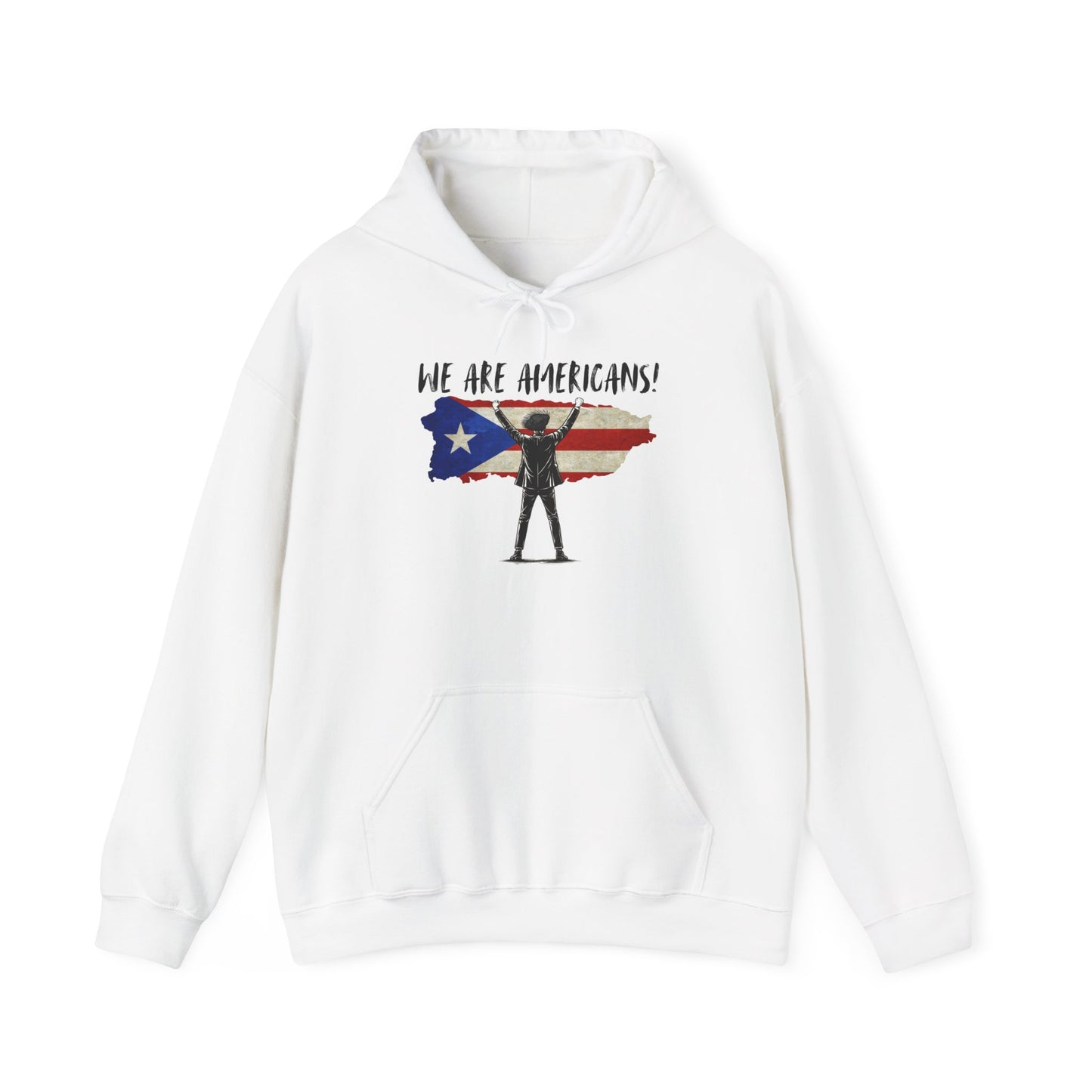 Benito We are Americans Hoodie, Benito Bowl, Football Fan Gift, Puerto Rico Boricua Heritage Culture Pride Hoodie