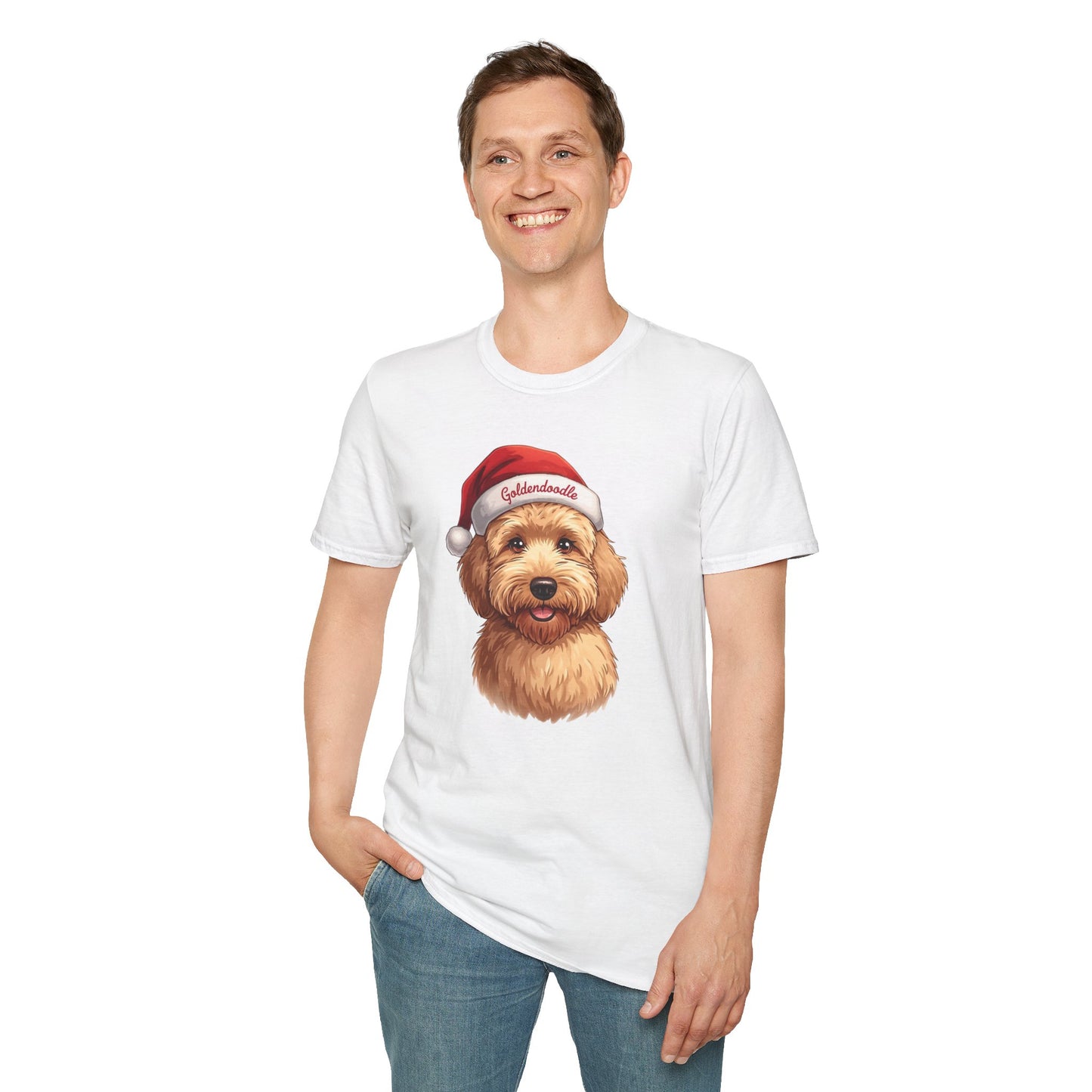 Goldendoodle Dog Portrait Shirt – Goldendoodle Dog Lover Gift, Cute Dog Mom Tee, Dog Dad Shirt, Pet Breed Apparel