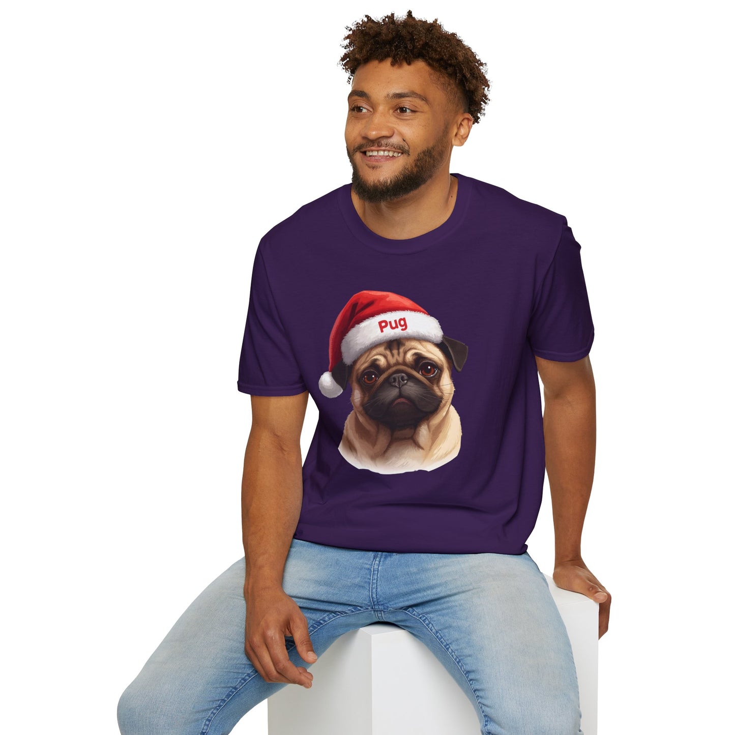 Pug Dog Portrait Shirt – Pug Dog Lover Gift, Cute Dog Mom Tee, Dog Dad Shirt, Pet Breed Apparel