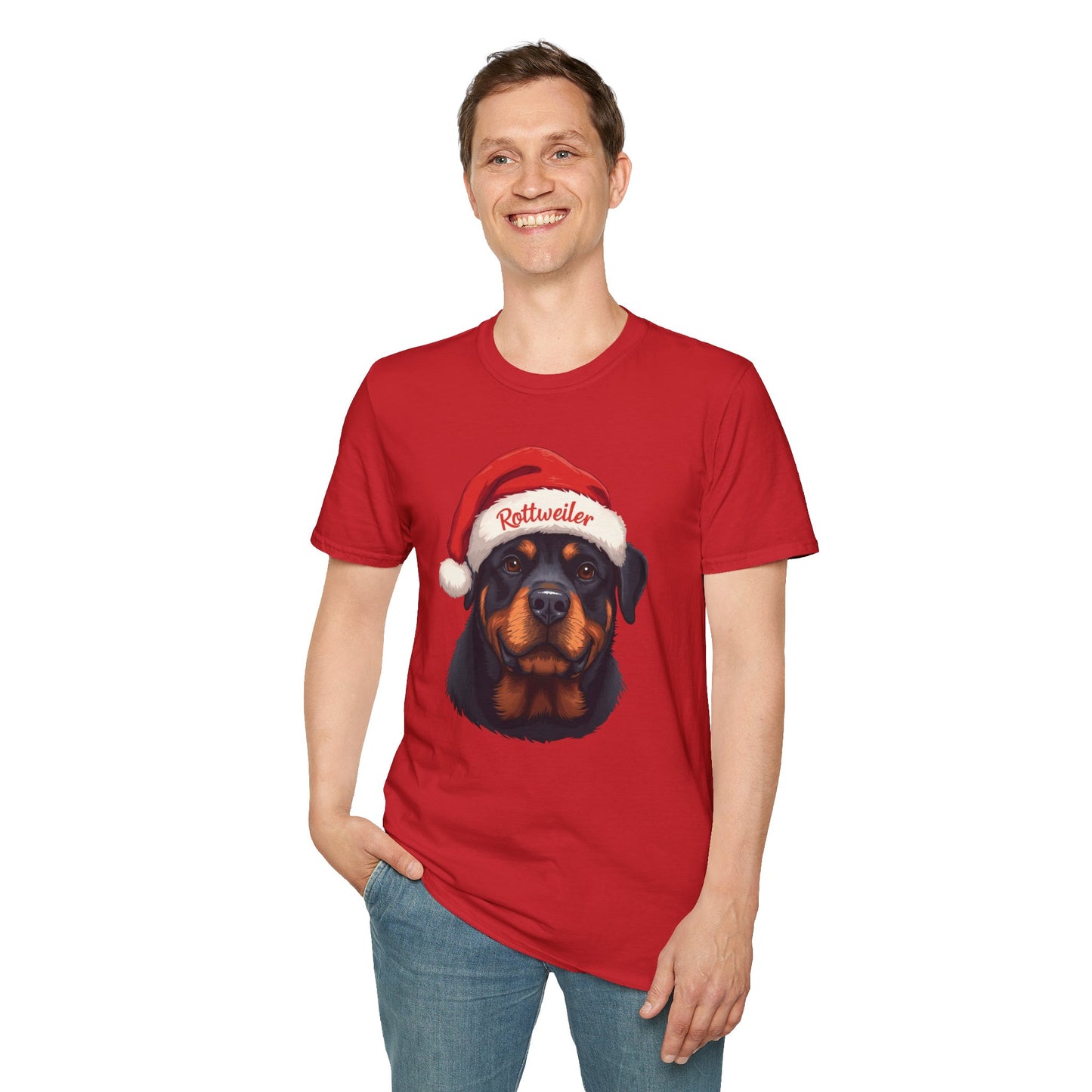 Rottweiler Dog Portrait Shirt – Rottweiler Dog Lover Gift, Cute Dog Mom Tee, Dog Dad Shirt, Pet Breed Apparel