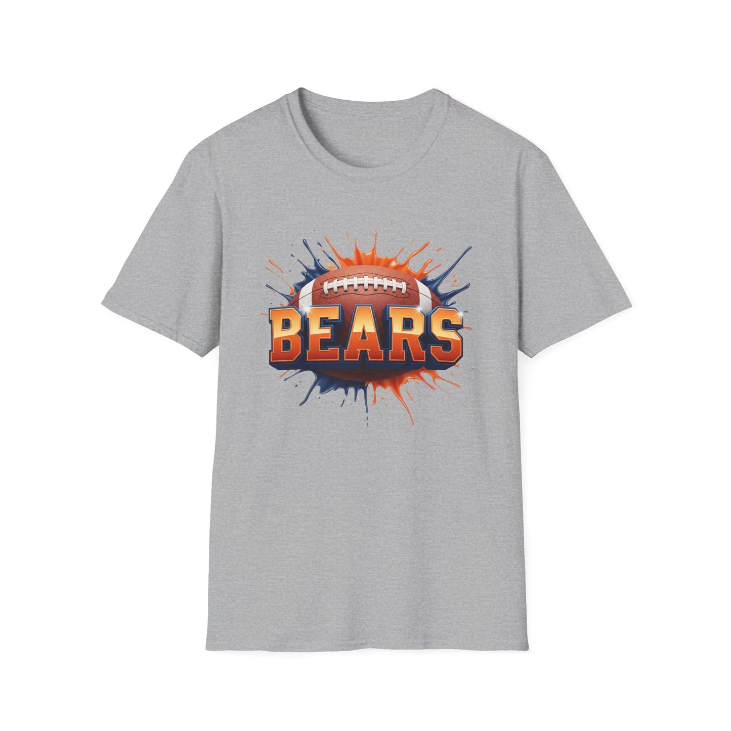 Chicago Football Unisex T-Shirt, Chicago Team Tee, Football Gift for Chicago Fans, Game Day Shirt, Sports Fan Apparel, Football Tee