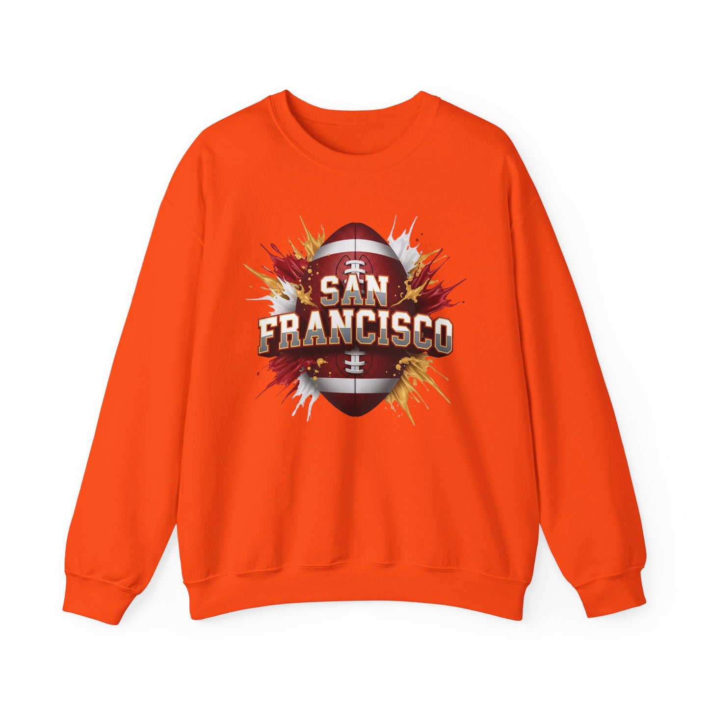 San Francisco Football Sweatshirt, San Francisco Team Sweatshirt, Football Gift for San Fran Fans, Game Day Fan Apparel, Football Fan Gift