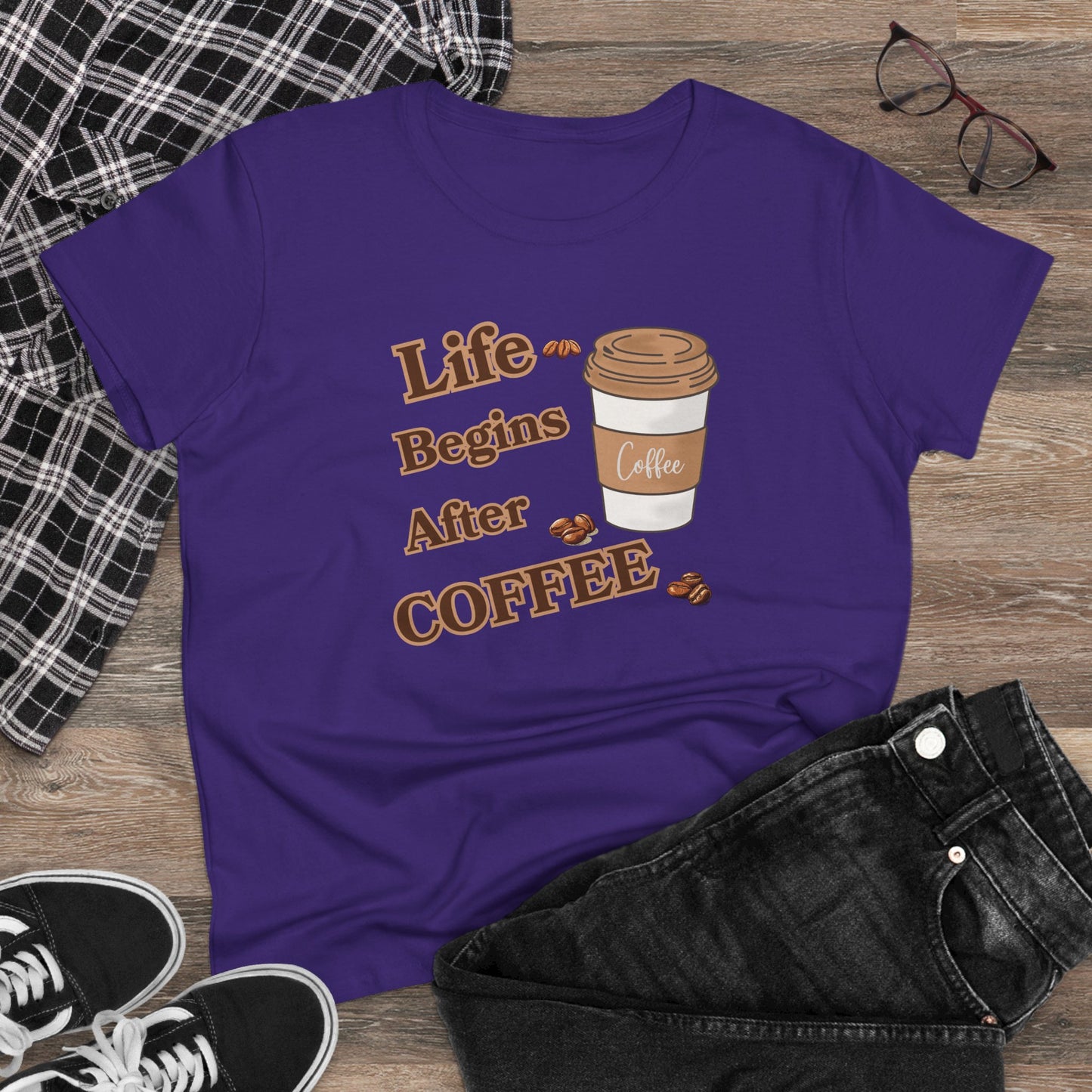 Life Begins After Coffee Shirt, Funny Coffee Shirt, Mother's Day Gift, Coffee Lover Gift, Mom Gift, Coffee Drinker Gift, Birthday Gift