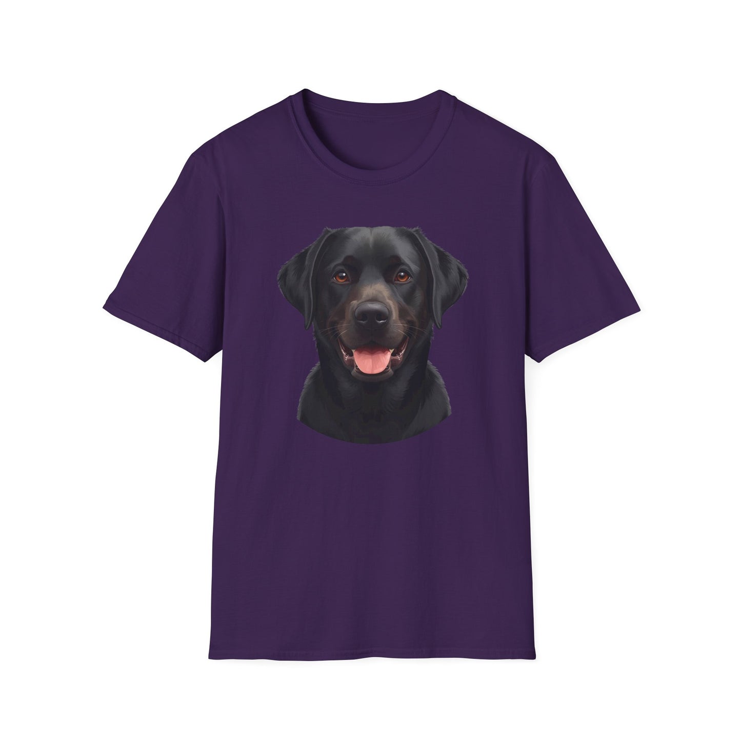 Labrador Retriever Dog Portrait Shirt – Black Lab Dog Lover Gift, Cute Dog Mom Tee, Dog Dad Shirt, Pet Breed Apparel