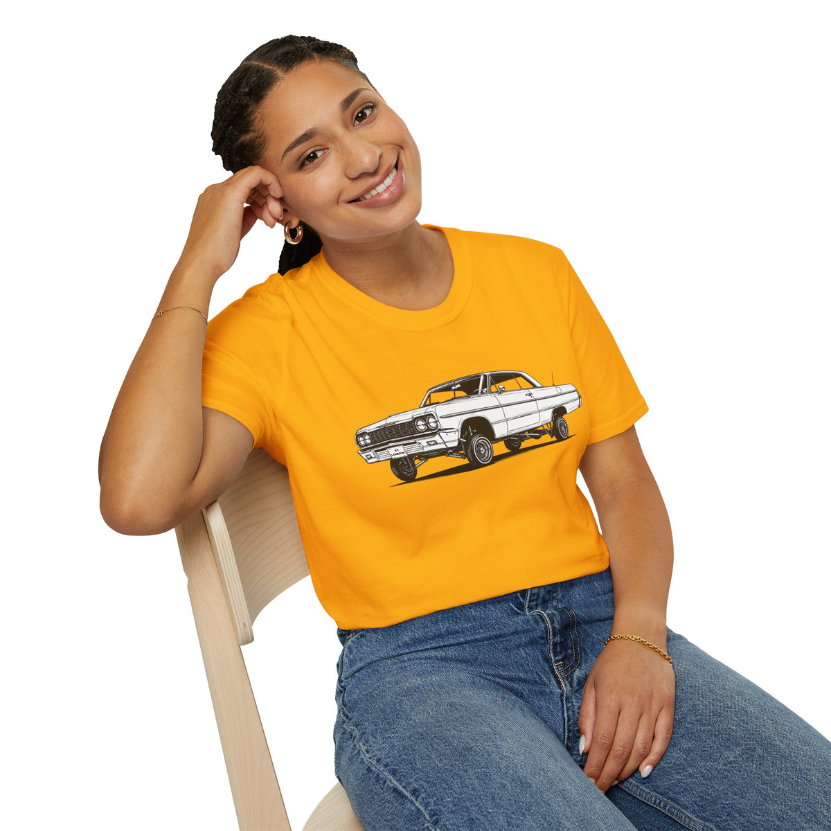 Classic Lowrider Shirt, Vintage Car T-Shirt, Custom Car Tee, Car Enthusiast Gift, Old School Ride Shirt