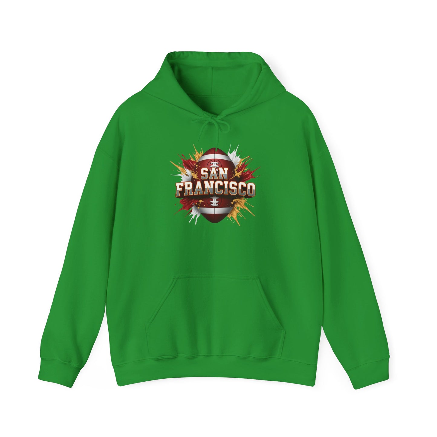 San Francisco Football Hoodie, San Francisco Team Hoodie, Football Gift for San Francisco Fans, Game Day Sports Fan Apparel, Football Fan