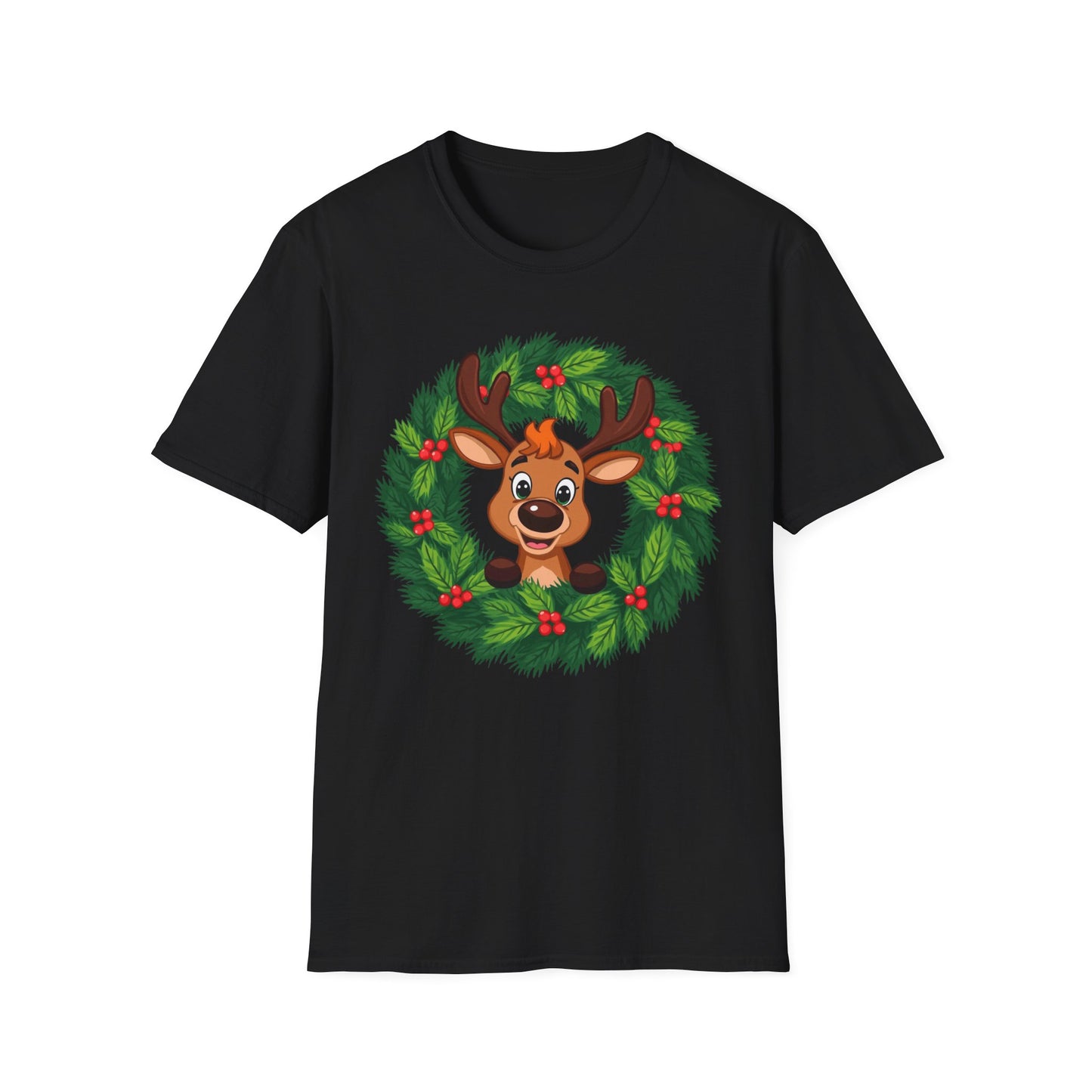 Reindeer in the Wreath Shirt, Family Christmas Shirts, Christmas T Shirt, Holiday Shirt, Cute Xmas Shirt for the family, Holiday Gift