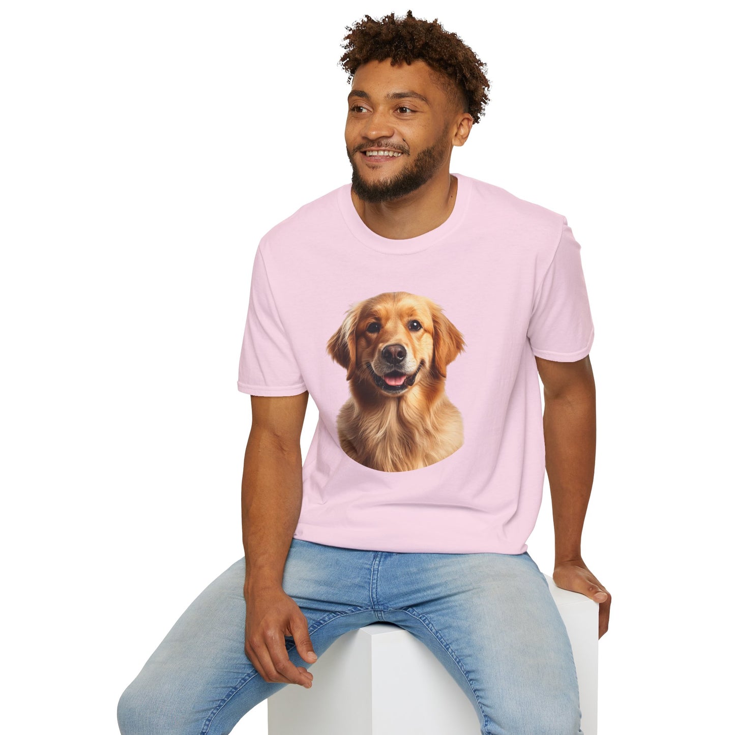 Golden Retriever Dog Portrait Shirt – Lab Dog Lover Gift, Cute Dog Mom Tee, Dog Dad Shirt, Pet Breed Apparel