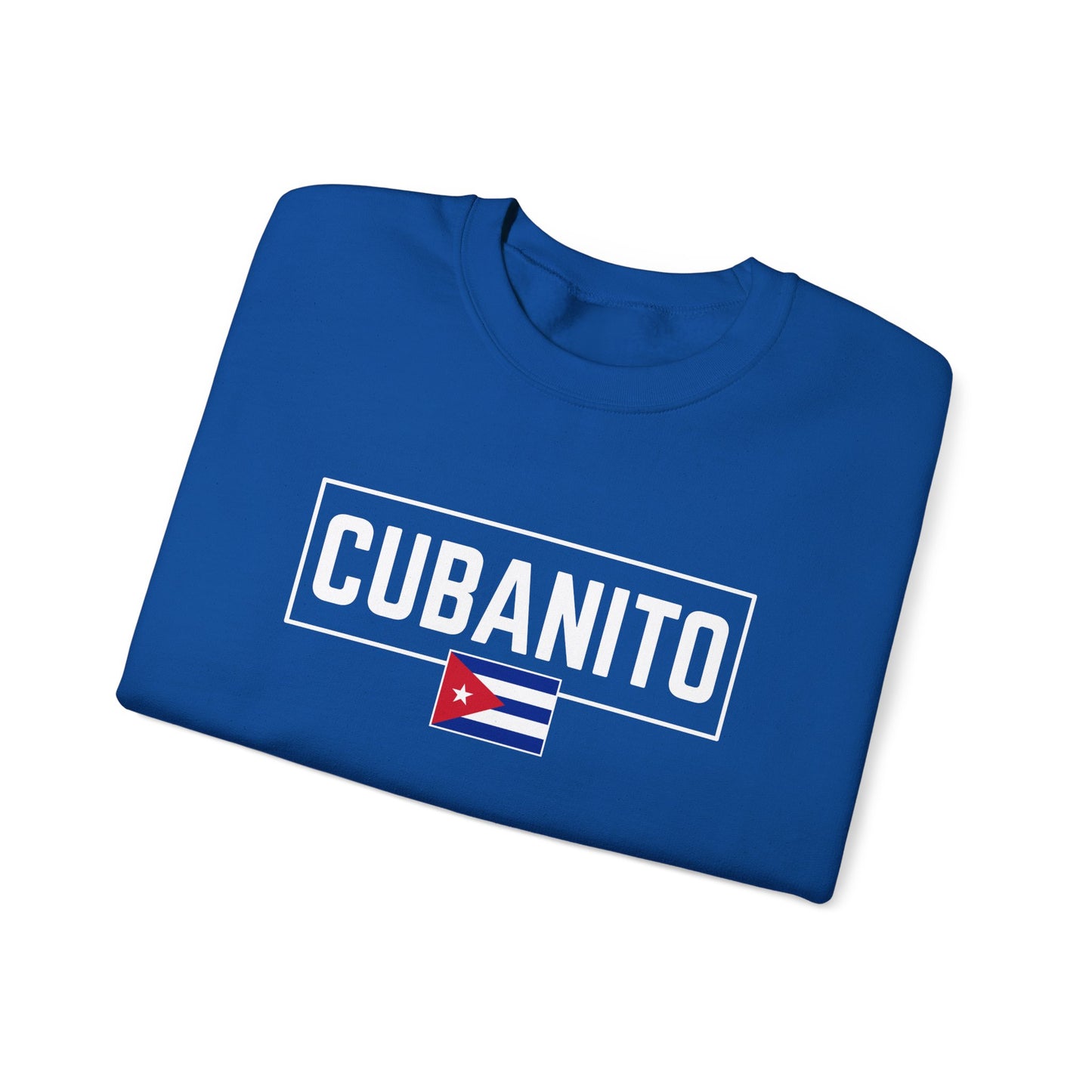 CUBANITO Sweatshirt – Cuban Flag Sweatshirt for Men, Latino Pride Sweatshirt, Cuba Heritage Top, Cuban Culture Graphic Sweatshirt