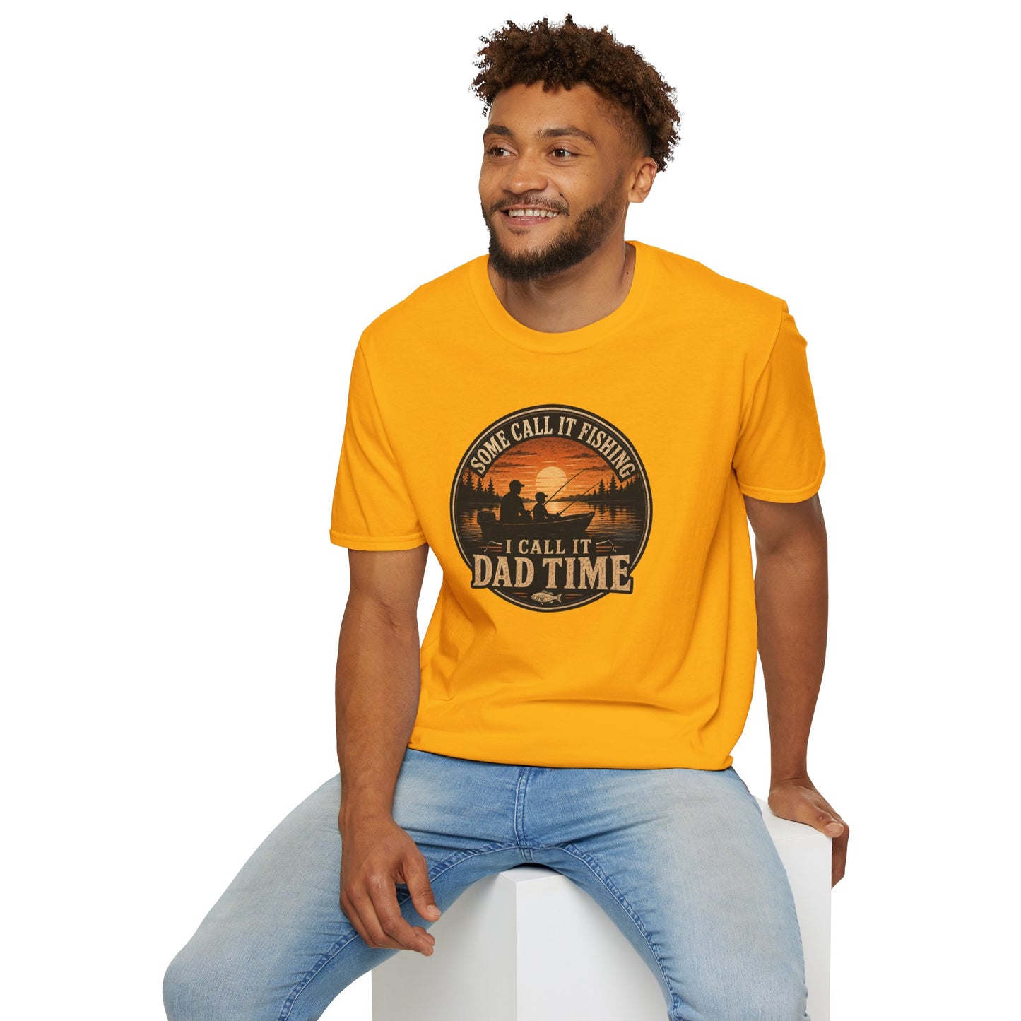Fishing Dad Shirt, Some Call It Fishing I Call It Dad Time Tee, Fathers Day Fishing T-Shirt, Fisherman Gift for Dad
