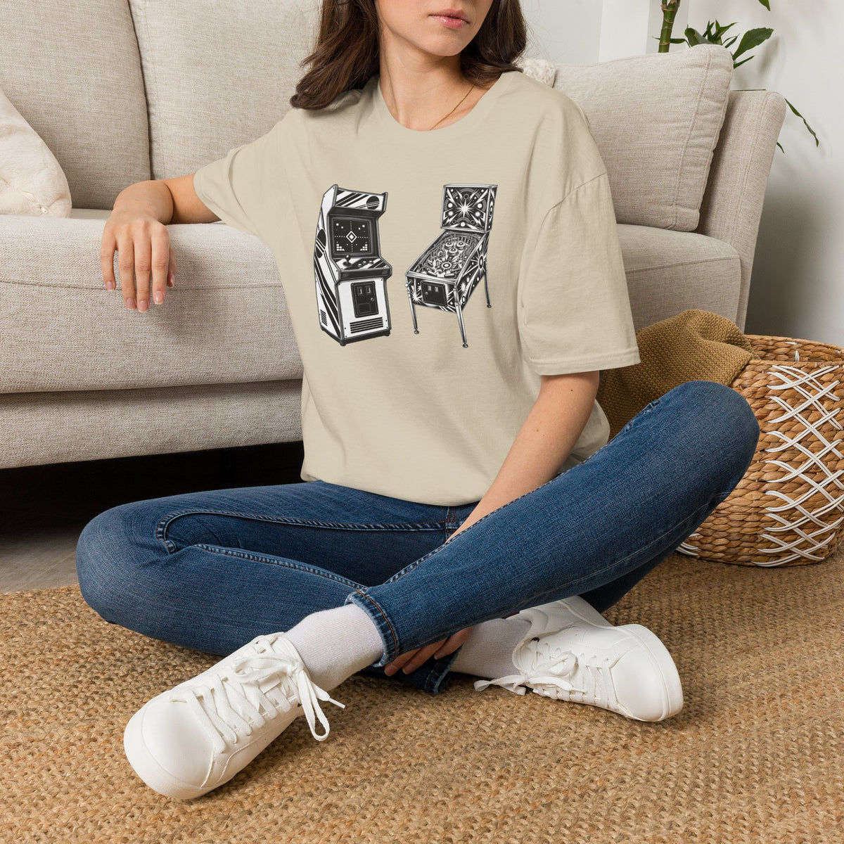 Arcade Game Shirt, Retro Pinball T-Shirt, Vintage Gaming Tee, Game Room Gift, Old School Gamer Shirt
