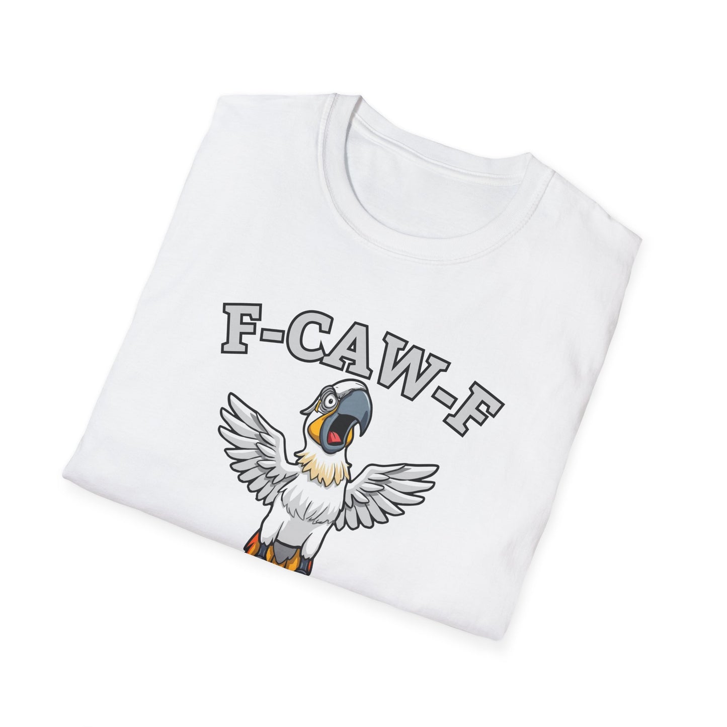 Funny F-CAW-F Macaw Parrot T-Shirt, Parrot Lover Shirt, Macaw Tee, Humorous Top, Macaw Parrot Apparel, Gift for him, Gift for her