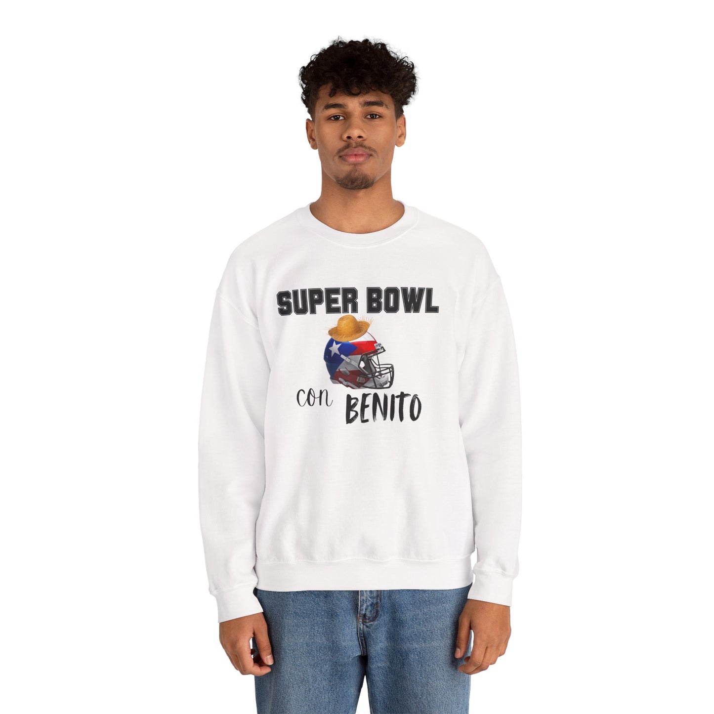 Benito Bowl Halftime 2026 Sweatshirt, Benito Bowl Shirt, Football Fan Gift, Puerto Rico Heritage Sweatshirt, Boriqua Pride Gift