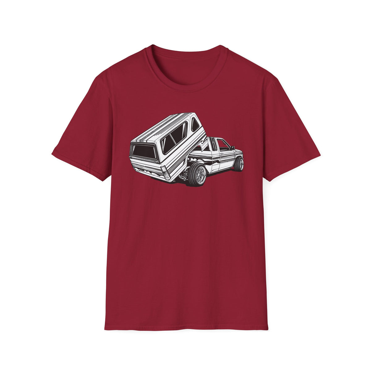 Mini Truck Lowrider Shirt, Lowrider Bed Dancer Truck T-Shirt, Custom Lowered Truck Tee, Car Enthusiast Gift