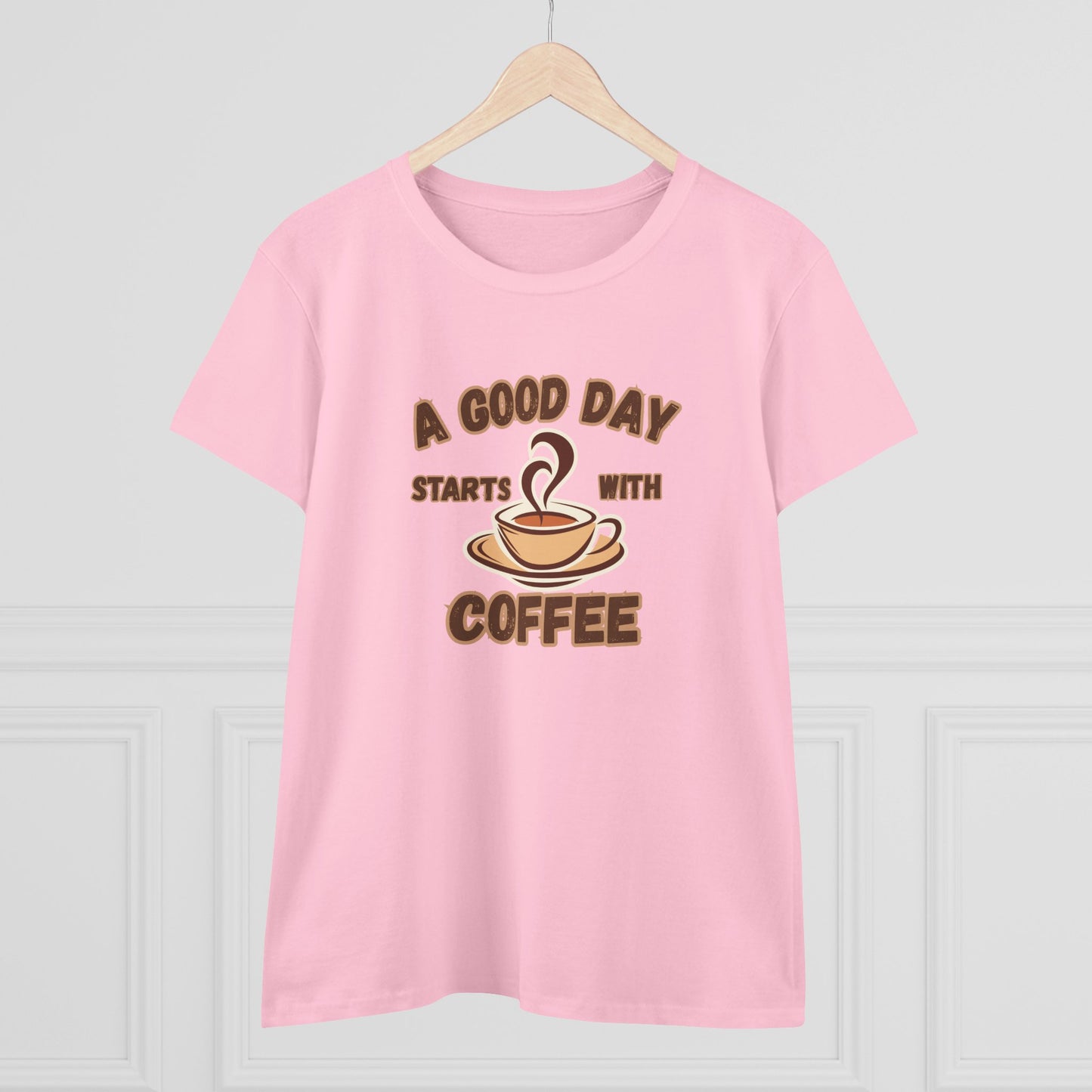 A Good Day Starts with Coffee Shirt, Funny Coffee Shirt, Mother's Day Gift, Coffee Lover Gift, Mom Gift, Coffee Drinker Gift, Mother Gift