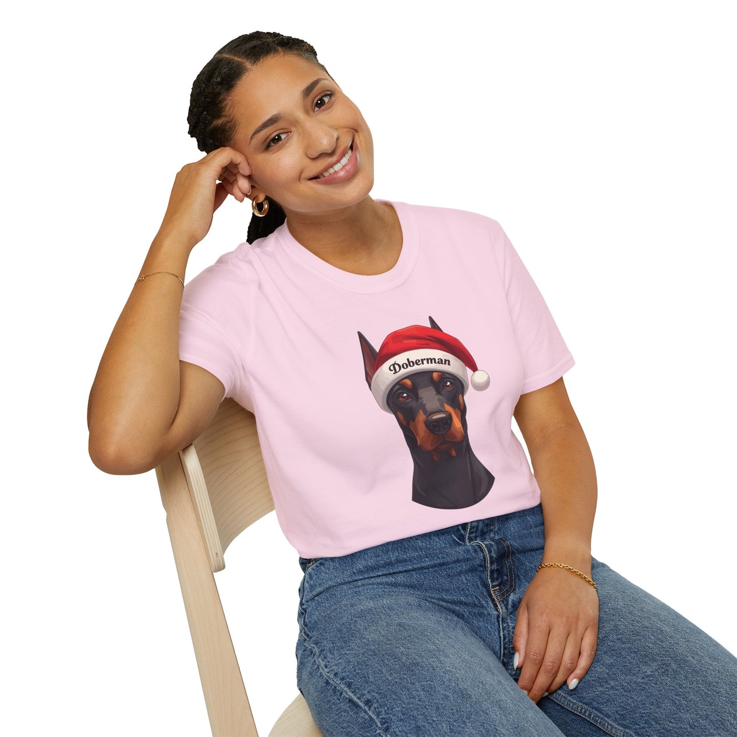 Doberman Dog Portrait Shirt – Doberman Dog Lover Gift, Cute Dog Mom Tee, Dog Dad Shirt, Pet Breed Apparel
