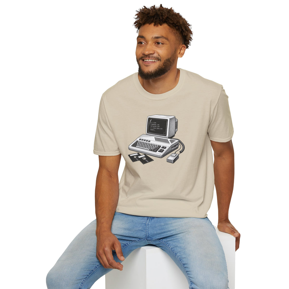 Vintage Computer T-Shirt, Retro Tech Shirt, Floppy Disk Tee, Programmer Gift, Computer Nerd Shirt