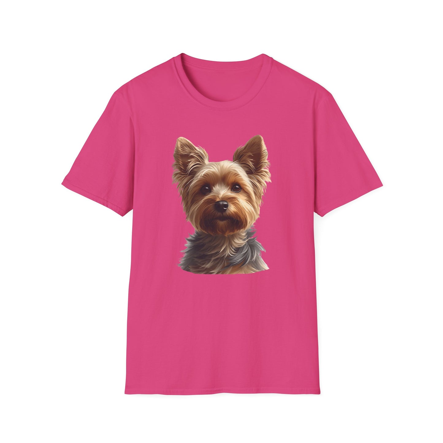 Yorkshire Terrier Dog Portrait Shirt – Yorkie Dog Lover Gift, Cute Dog Mom Tee, Dog Dad Shirt, Pet Breed Apparel