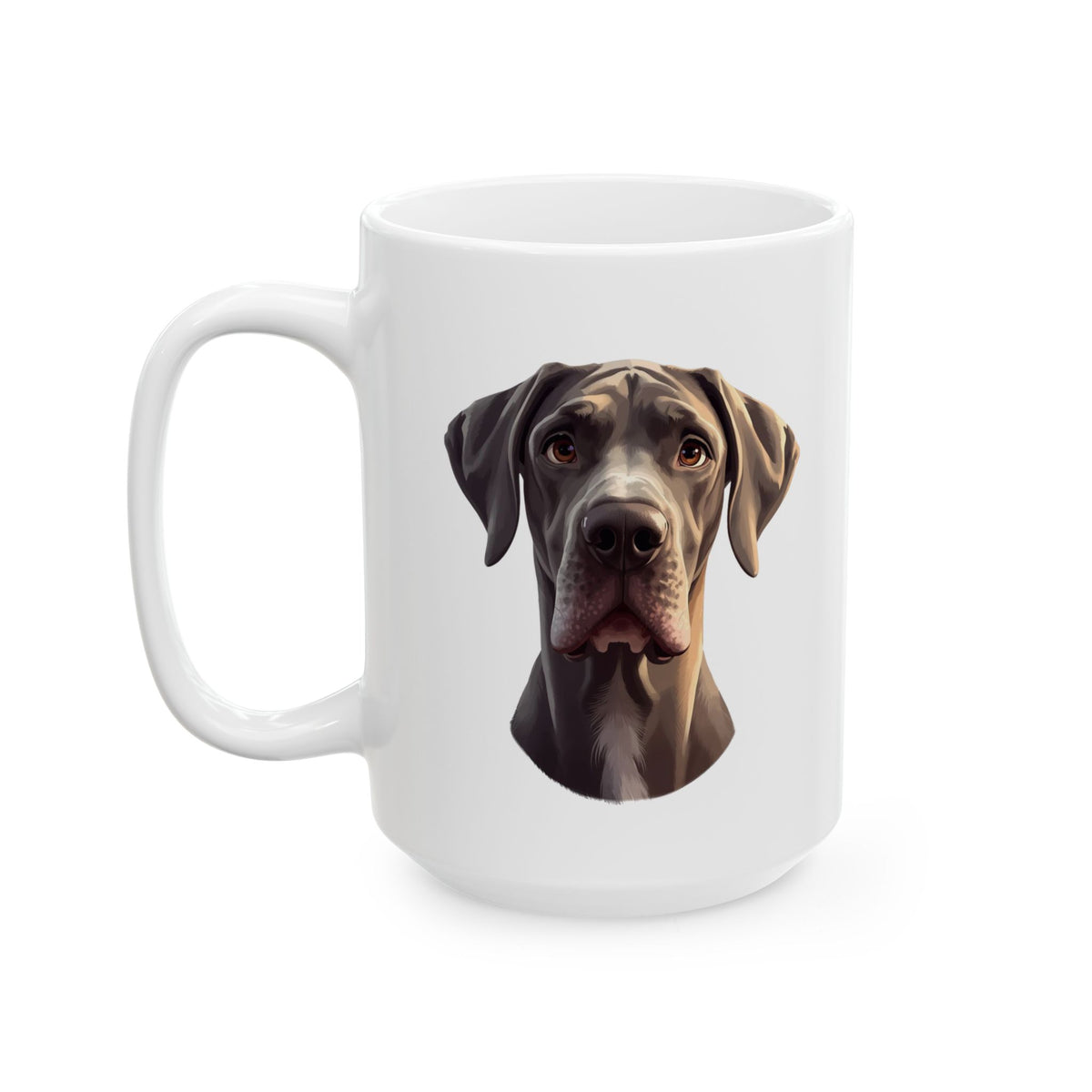 Great Dane Coffee Mug, Large Dog Mug, Dog Lover Mug, Pet Parent Gift, Great Dane Mom Dad Cup 11oz or 15oz, Dog Lover Gift