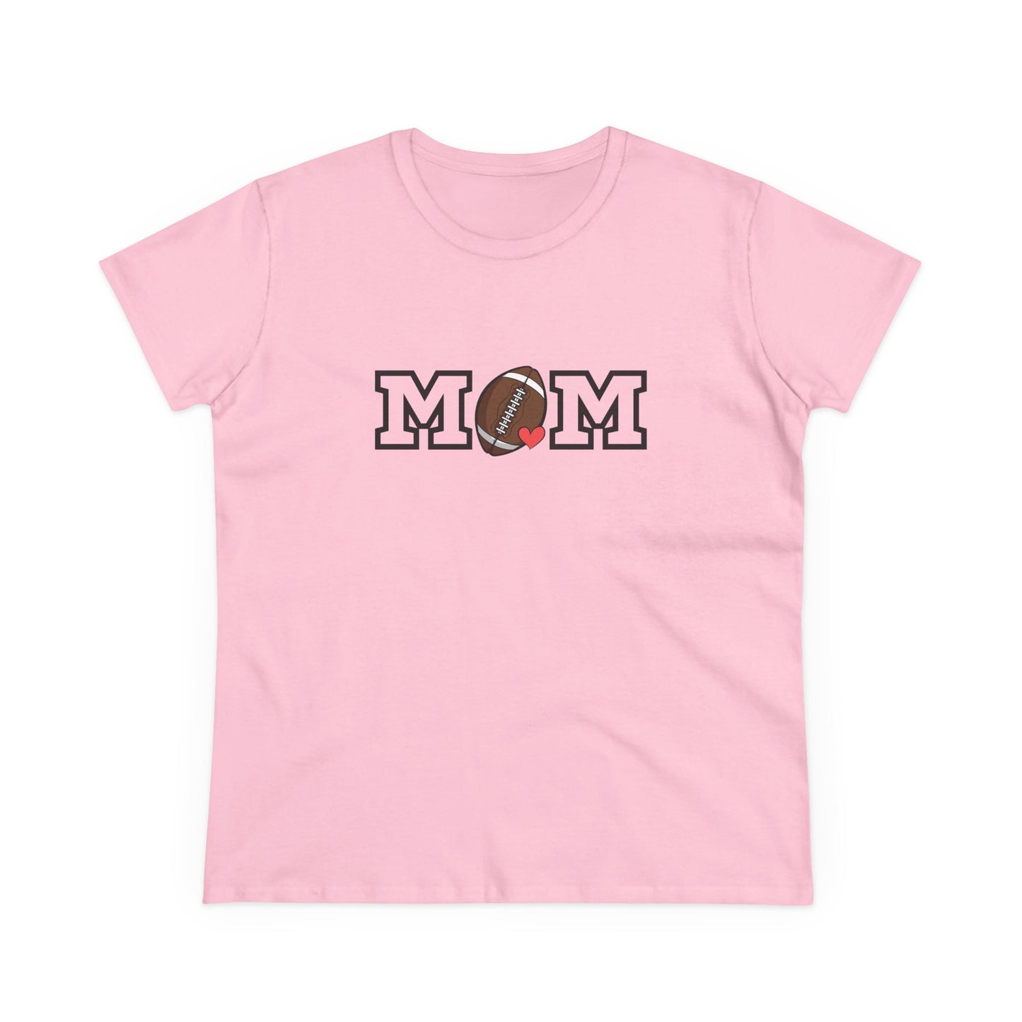 Football Mom Shirt, Sports Mom Gift, Cotton T-Shirt, Football Fan Apparel, Mother's Day Tee, Mom loves Football, Sports Mom