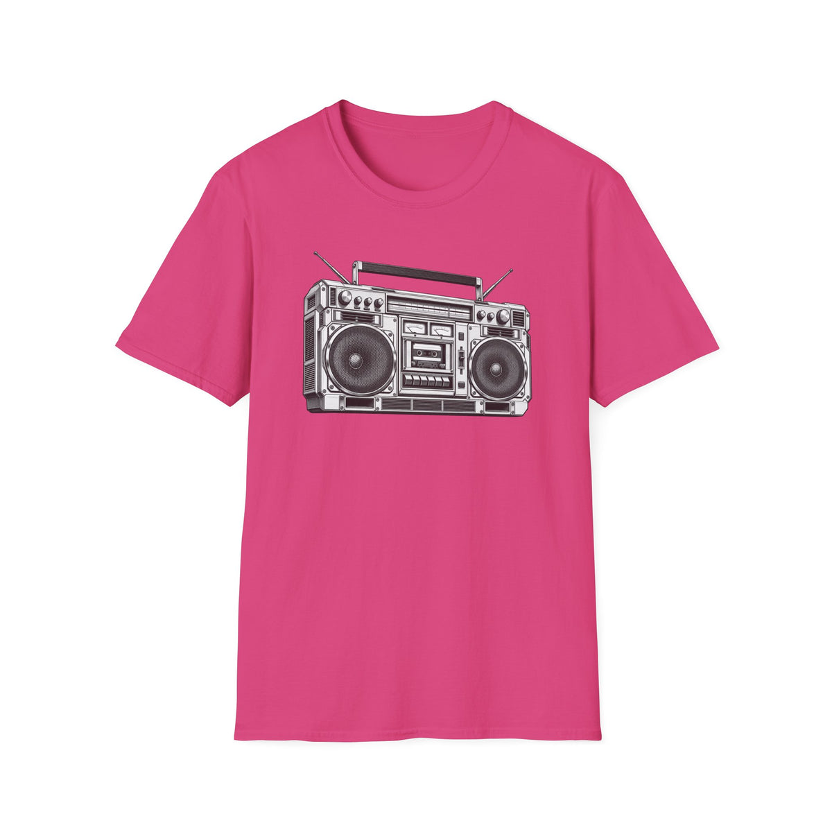 Boombox T-Shirt, Retro Music Shirt, Vintage Cassette Radio Tee, 80s 90s Nostalgia, Music Lover Gift