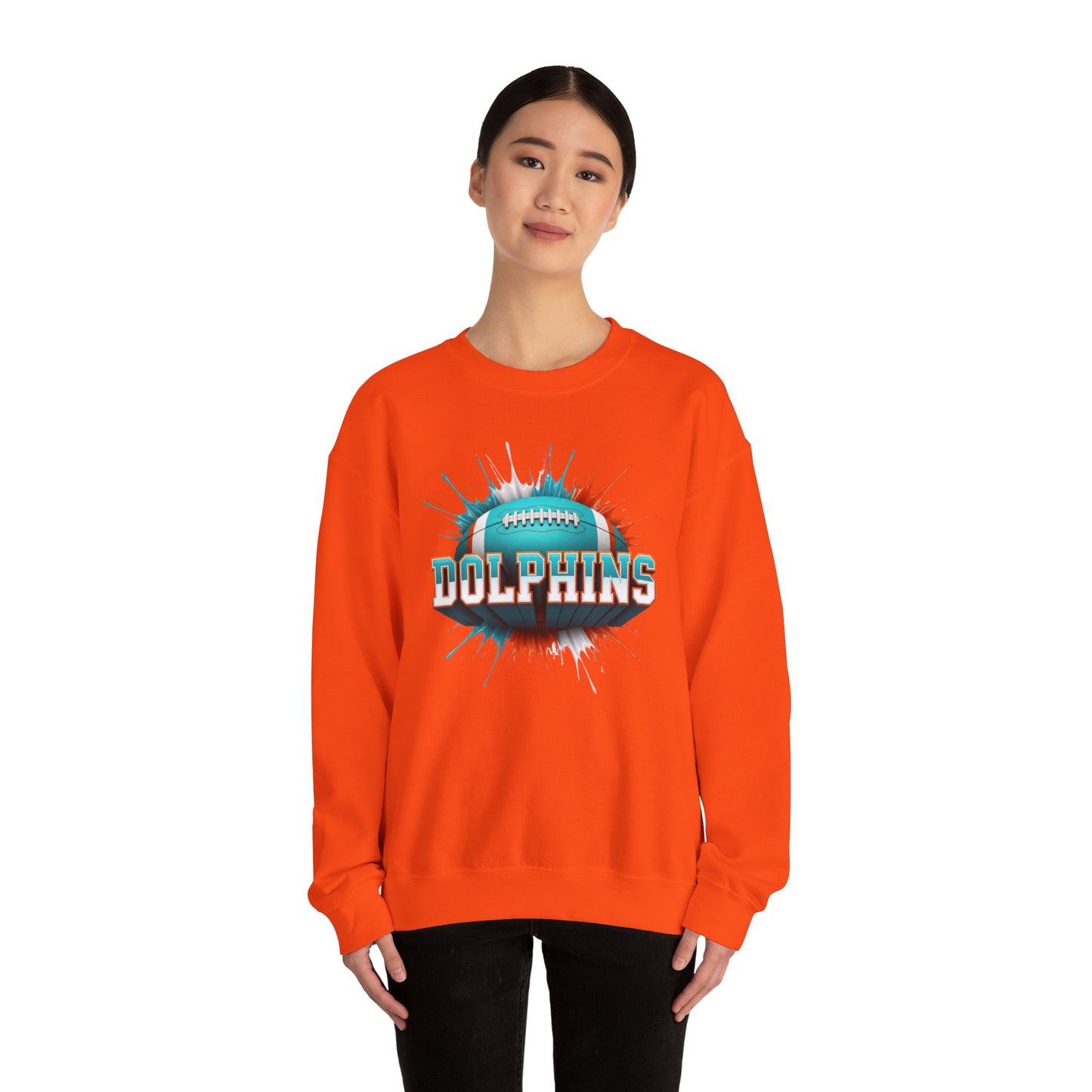 Miami Football Sweatshirt, Miami Team Sweatshirt, Football Gift for Miami Fans, Game Day Sports Fan Football Apparel