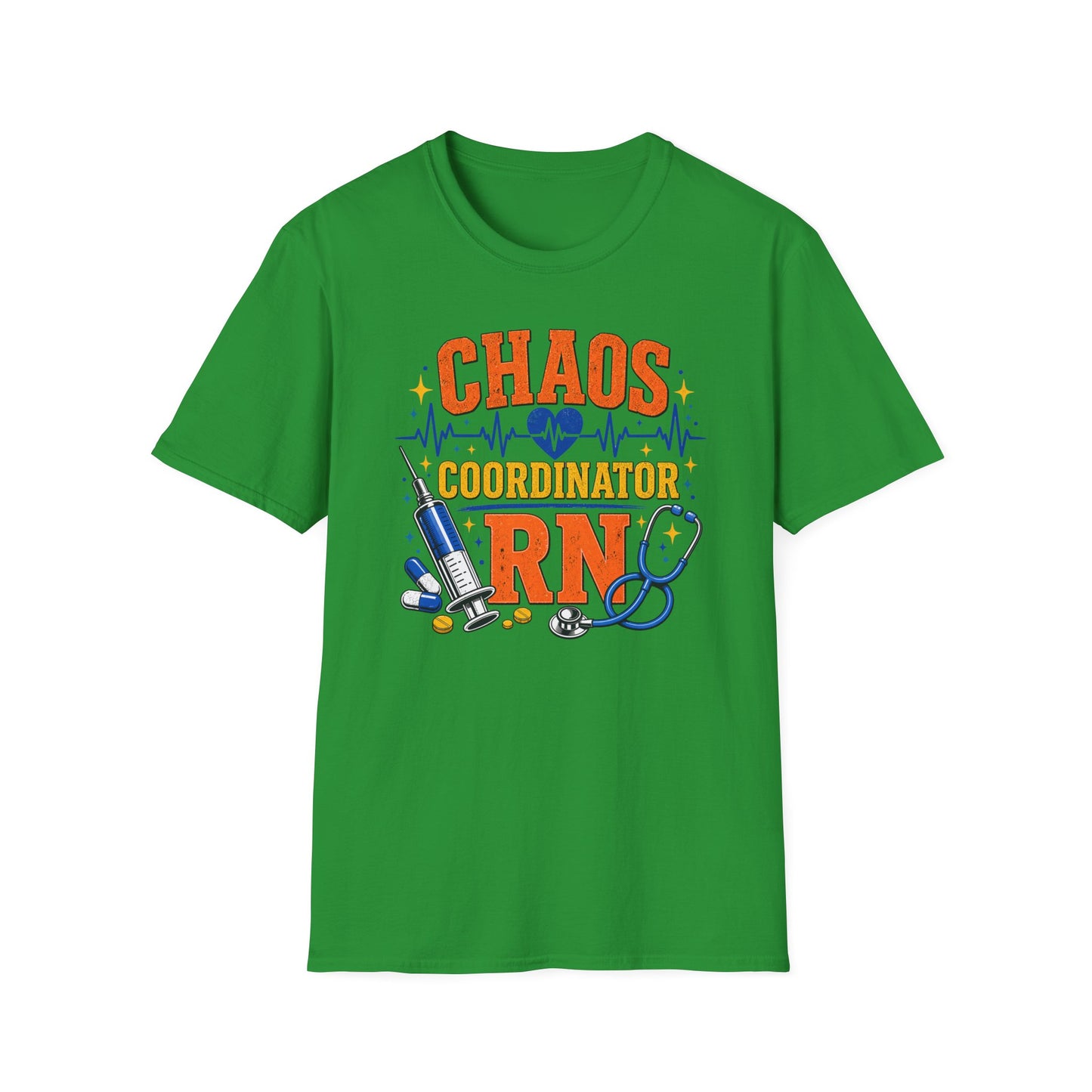 Chaos Coordinator RN Shirt – Funny Nurse Shirt – Nurse Life Tee – Medical Humor Gift for Nurses, RN LPN CNA Nursing Shirt