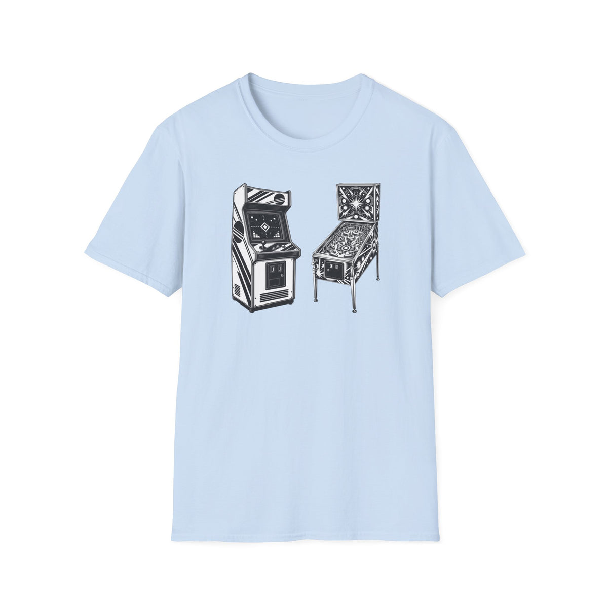 Arcade Game Shirt, Retro Pinball T-Shirt, Vintage Gaming Tee, Game Room Gift, Old School Gamer Shirt