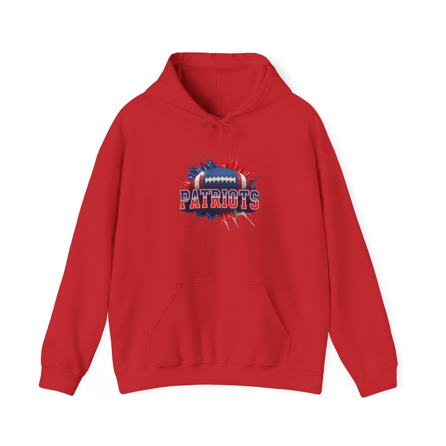 New England Football Hoodie, New England Team Hoodie, Football Gift for New England Fans, Game Day Sports Fan Apparel, Football Fan Gift