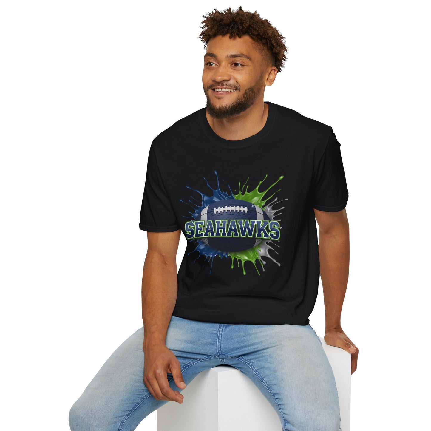 Seattle Football Unisex T-Shirt, Seattle Team Tee, Football Gift for Seattle Fans, Game Day Shirt, Sports Fan Apparel Football