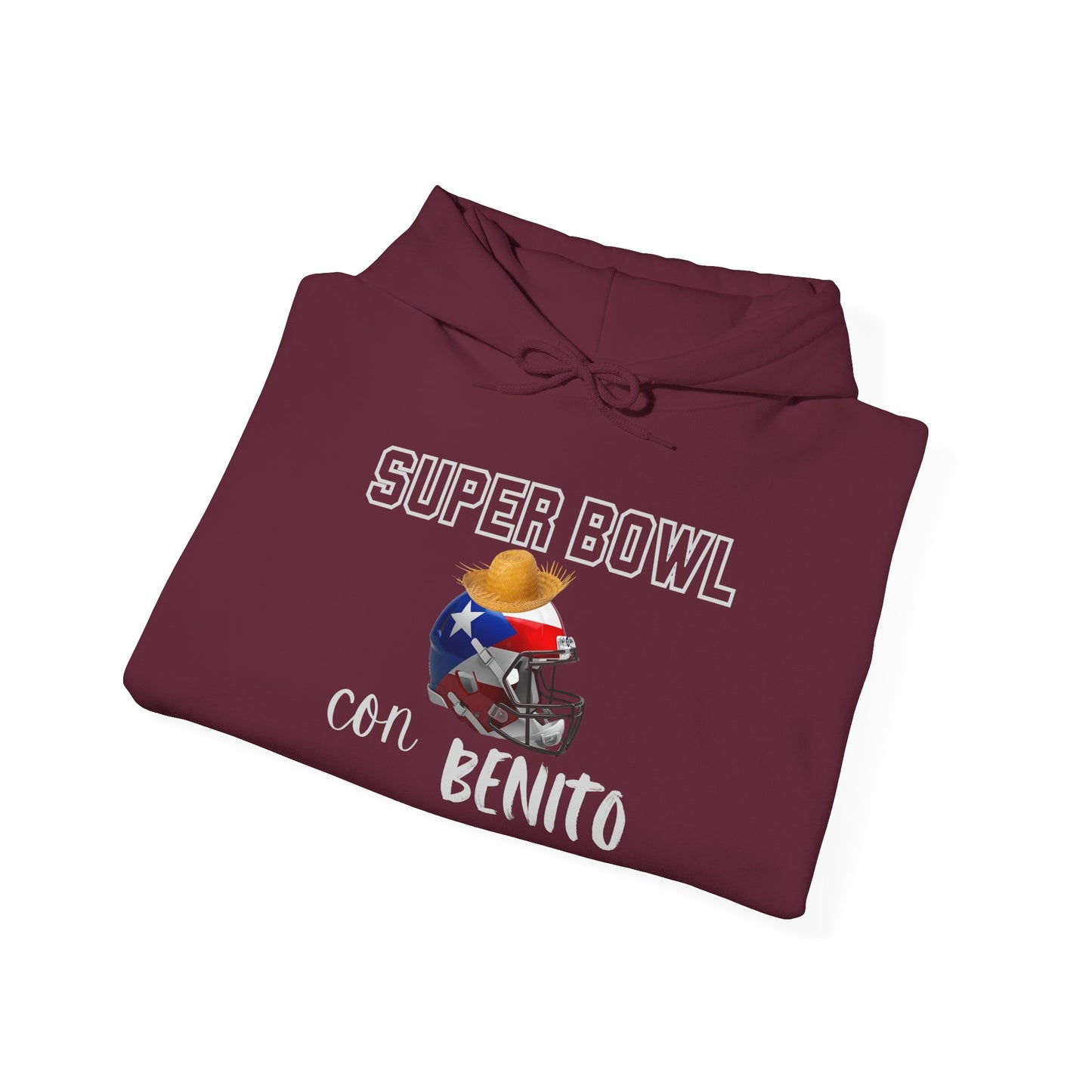 Benito Bowl Halftime Shirt 2026 Hoodie, Benito Bowl Hooded Sweatshirt, Football Fan Gift, Puerto Rico Heritage Hoodie, Boriqua Pride Gift