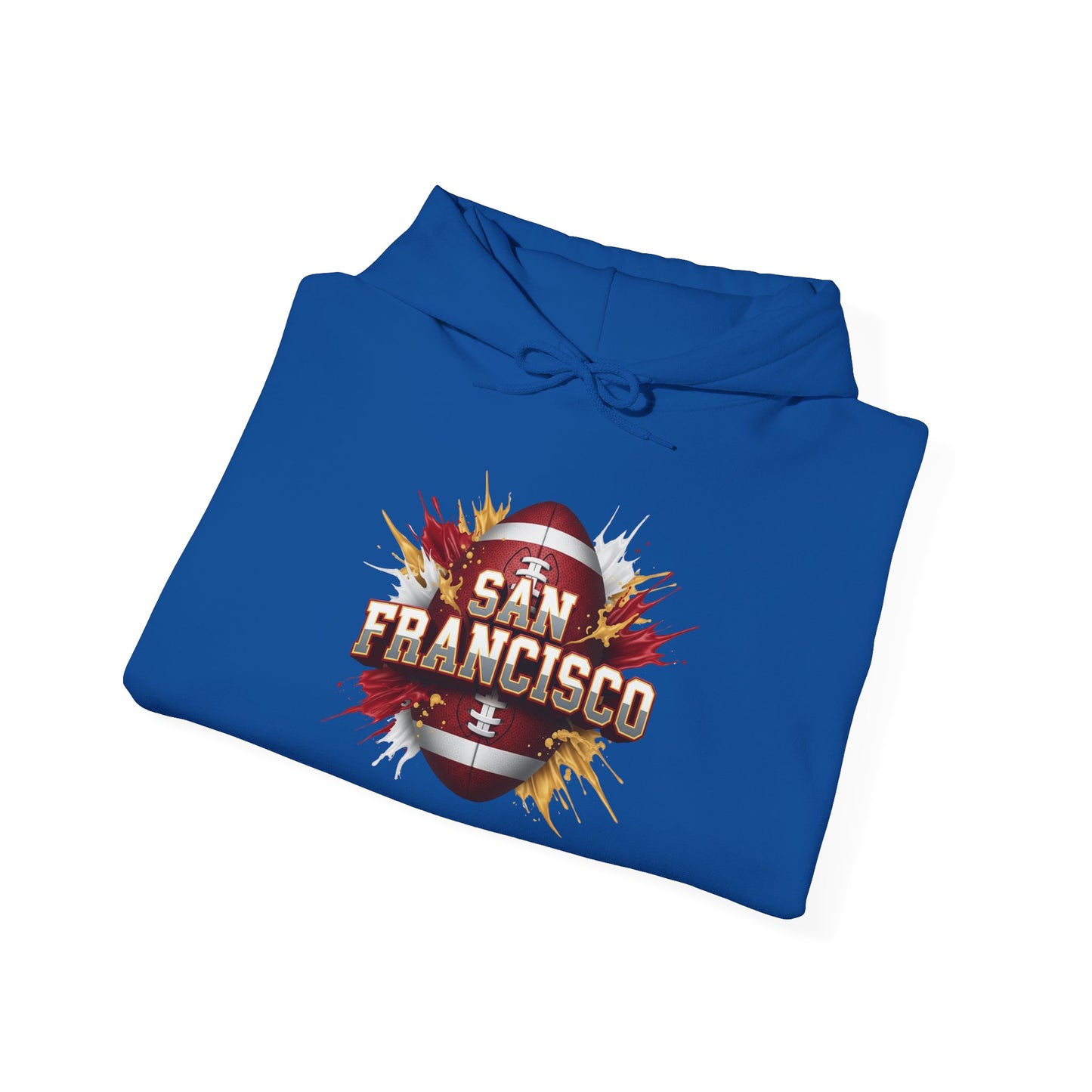 San Francisco Football Hoodie, San Francisco Team Hoodie, Football Gift for San Francisco Fans, Game Day Sports Fan Apparel, Football Fan