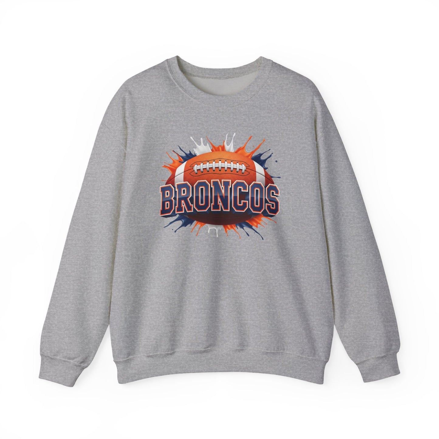 Denver Football Sweatshirt, Denver Team Sweatshirt, Football Gift for Denver Fans, Game Day Sports Fan Football Apparel