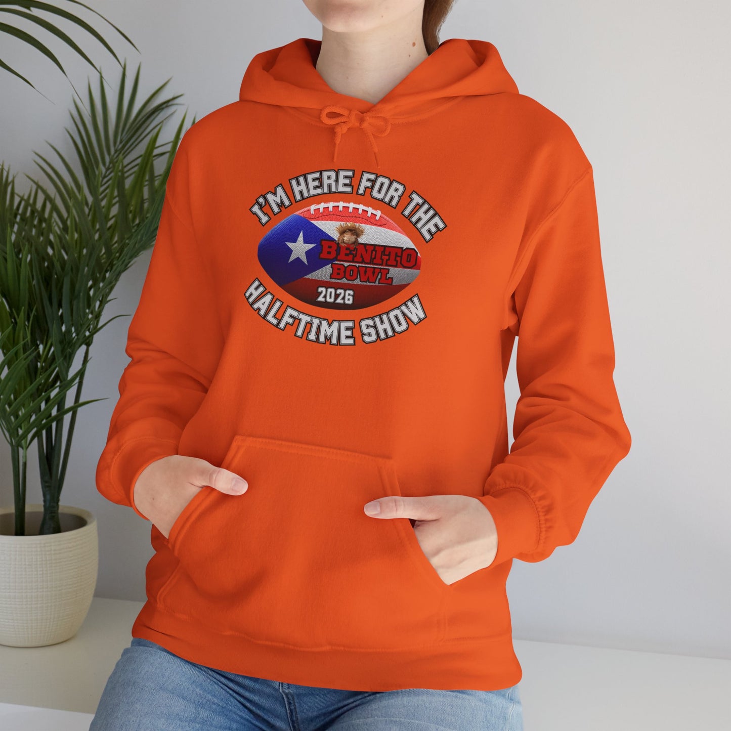 Benito Bowl Halftime Shirt 2026 Hoodie, Benito Bowl Hooded Sweatshirt, Football Fan Gift, Puerto Rico Heritage Hoodie, Boriqua Pride Gift