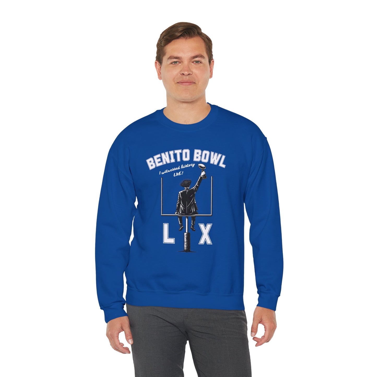 Benito Bowl LX Witnessed History Live Halftime Sweatshirt, Football Fan Gift, Benito Sweatshirt, Puerto Rico Boricua Heritage