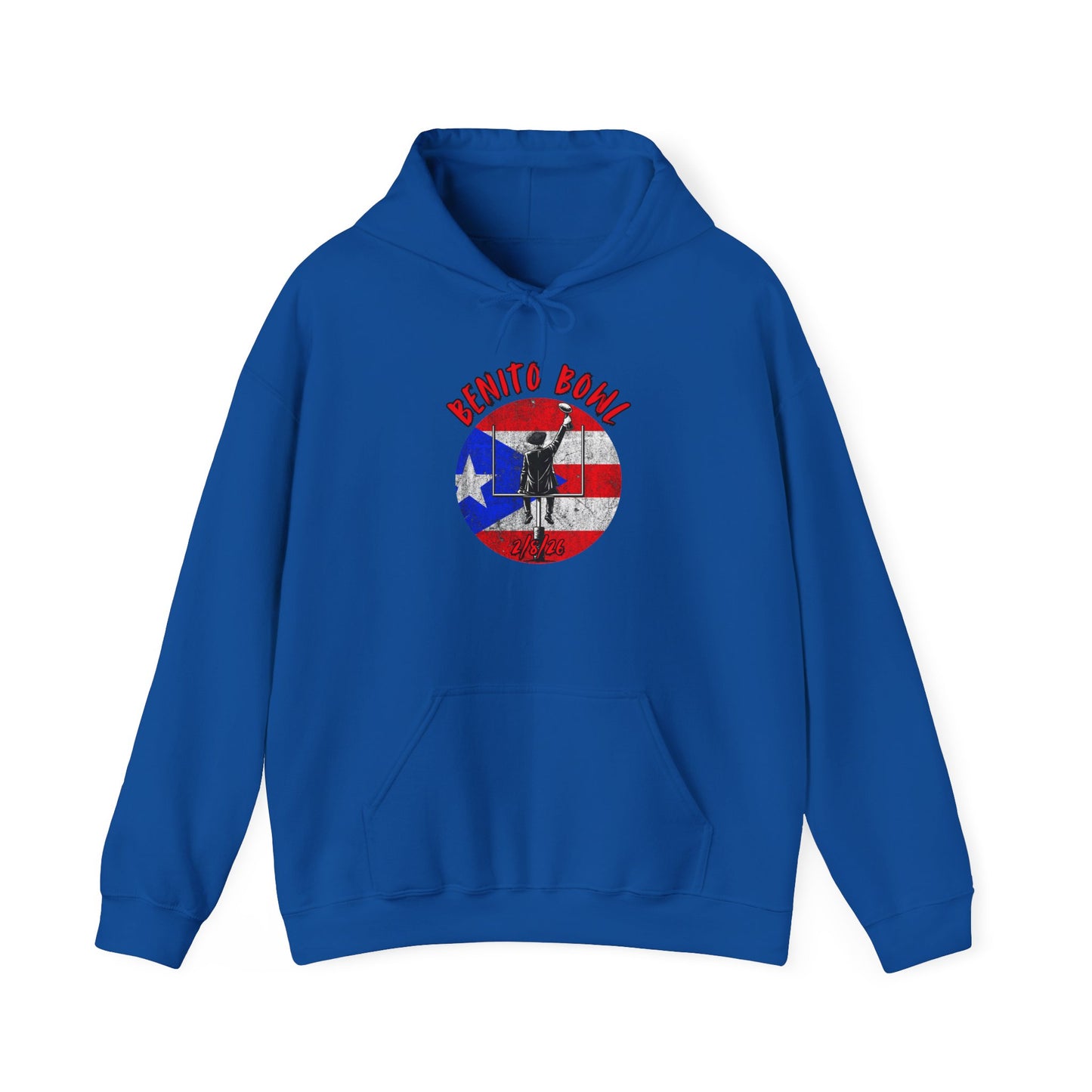 Benito Bowl 2/8/26 Puerto Rico Heritage Hoodie, Boricua Pride Football Fan gift