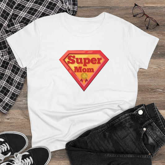Supermom T-Shirt, Gift for Mom, Cute Summer Top, Mother's Day Gift, Family Gatherings, Casual Wear, Mom's Birthday, Supermom