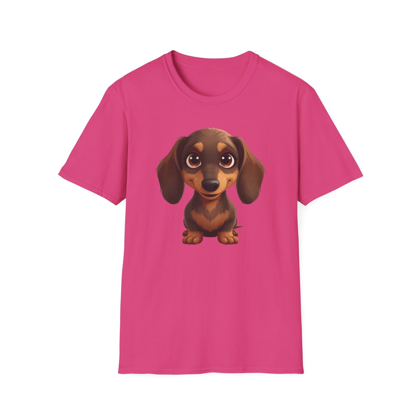 Dachshund Dog Portrait Shirt – Wiener Dog Lover Gift, Cute Dog Mom Tee, Dog Dad Shirt, Pet Breed Apparel