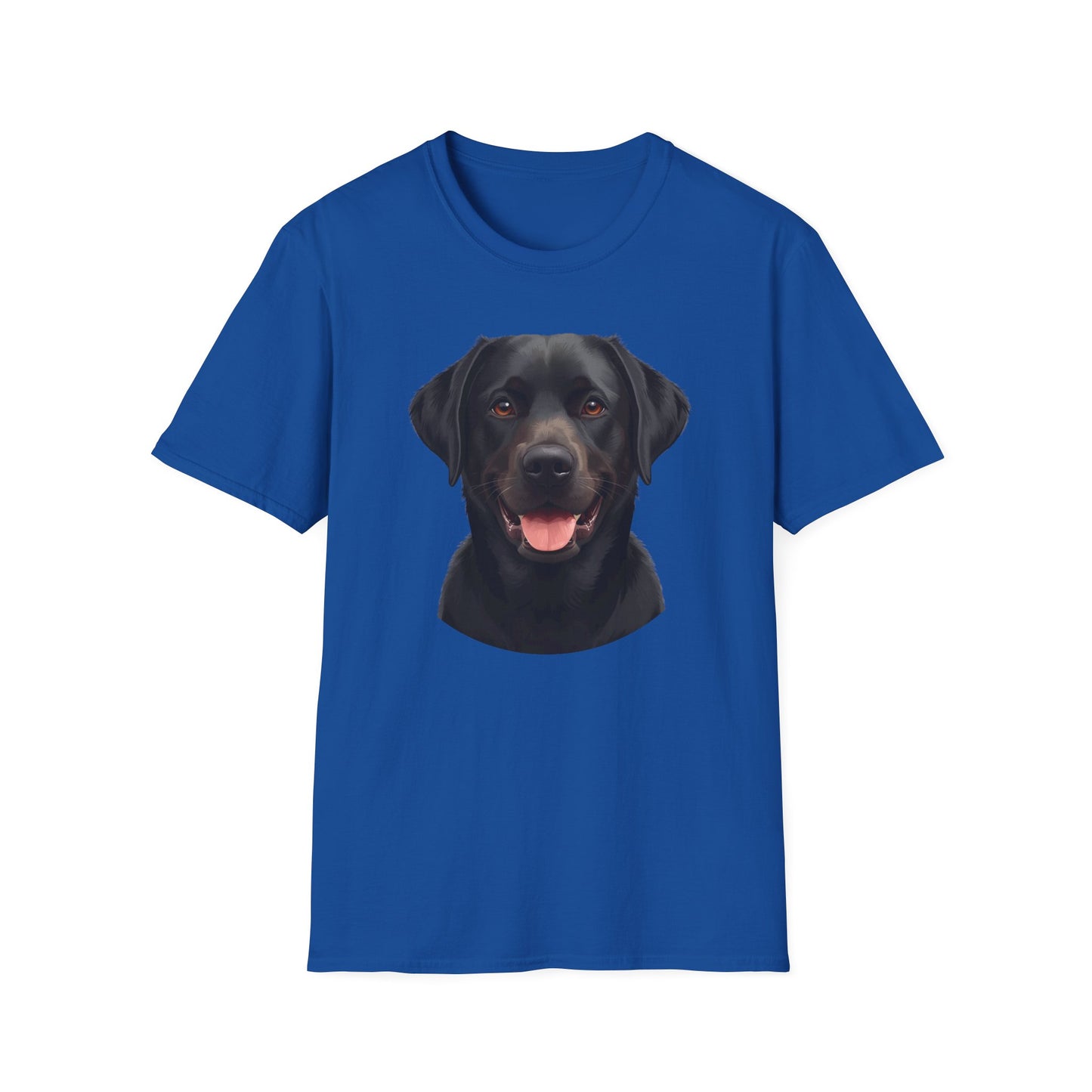 Labrador Retriever Dog Portrait Shirt – Black Lab Dog Lover Gift, Cute Dog Mom Tee, Dog Dad Shirt, Pet Breed Apparel