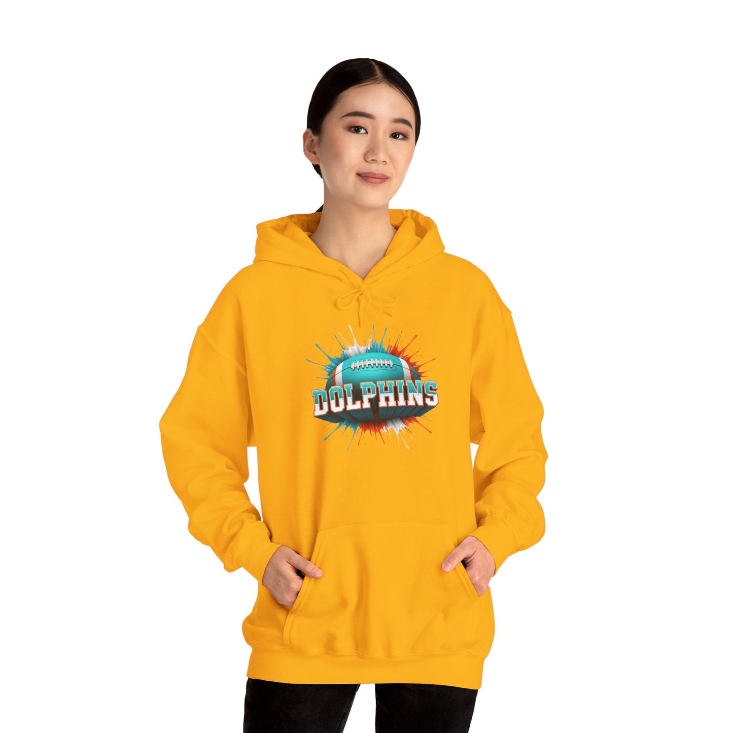 Miami Football Hoodie, Miami Team Hoodie, Football Gift for Miami Fans, Game Day Sports Fan Apparel, Football Fan Gift