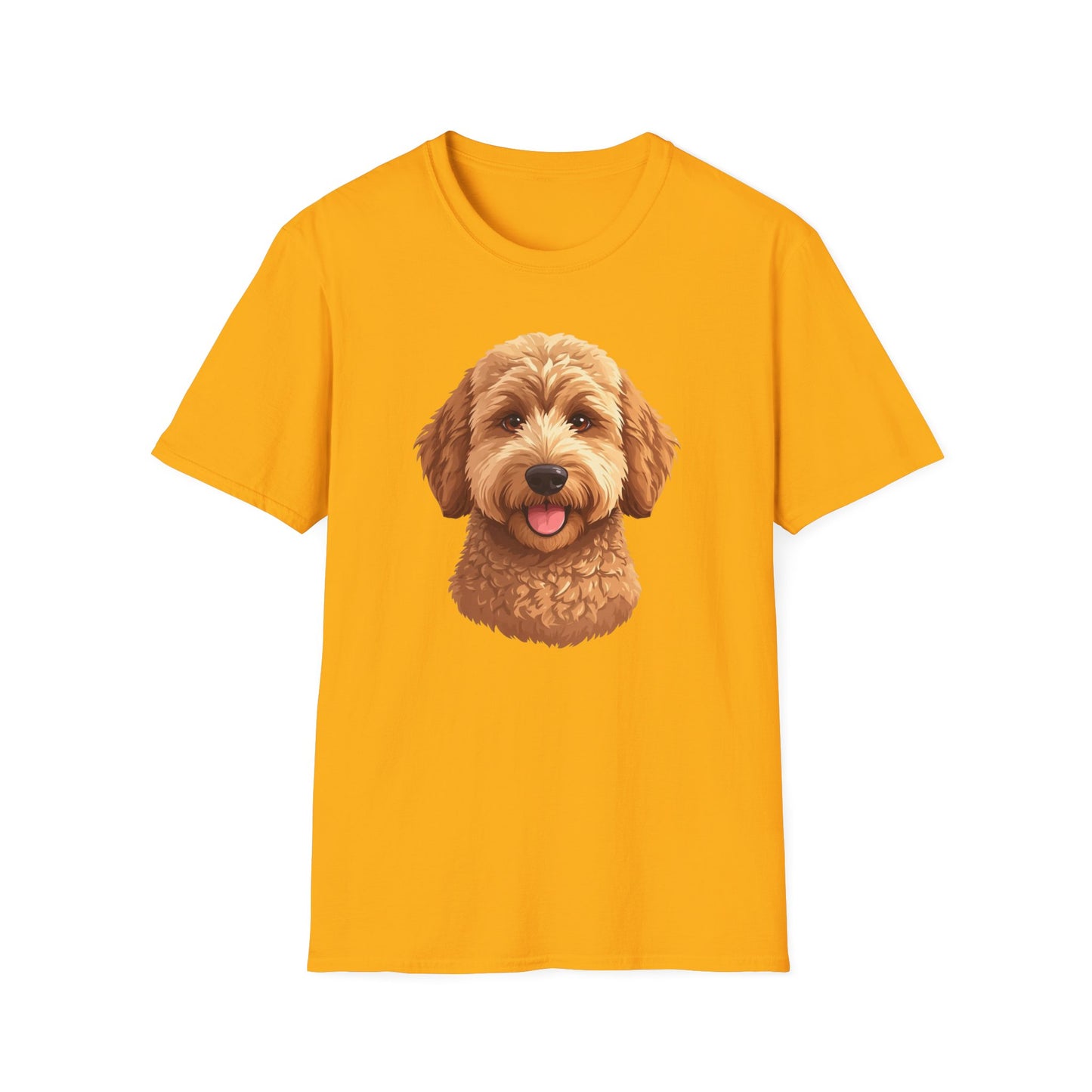 Goldendoodle Dog Portrait Shirt – Goldendoodle Dog Lover Gift, Cute Dog Mom Tee, Dog Dad Shirt, Pet Breed Apparel