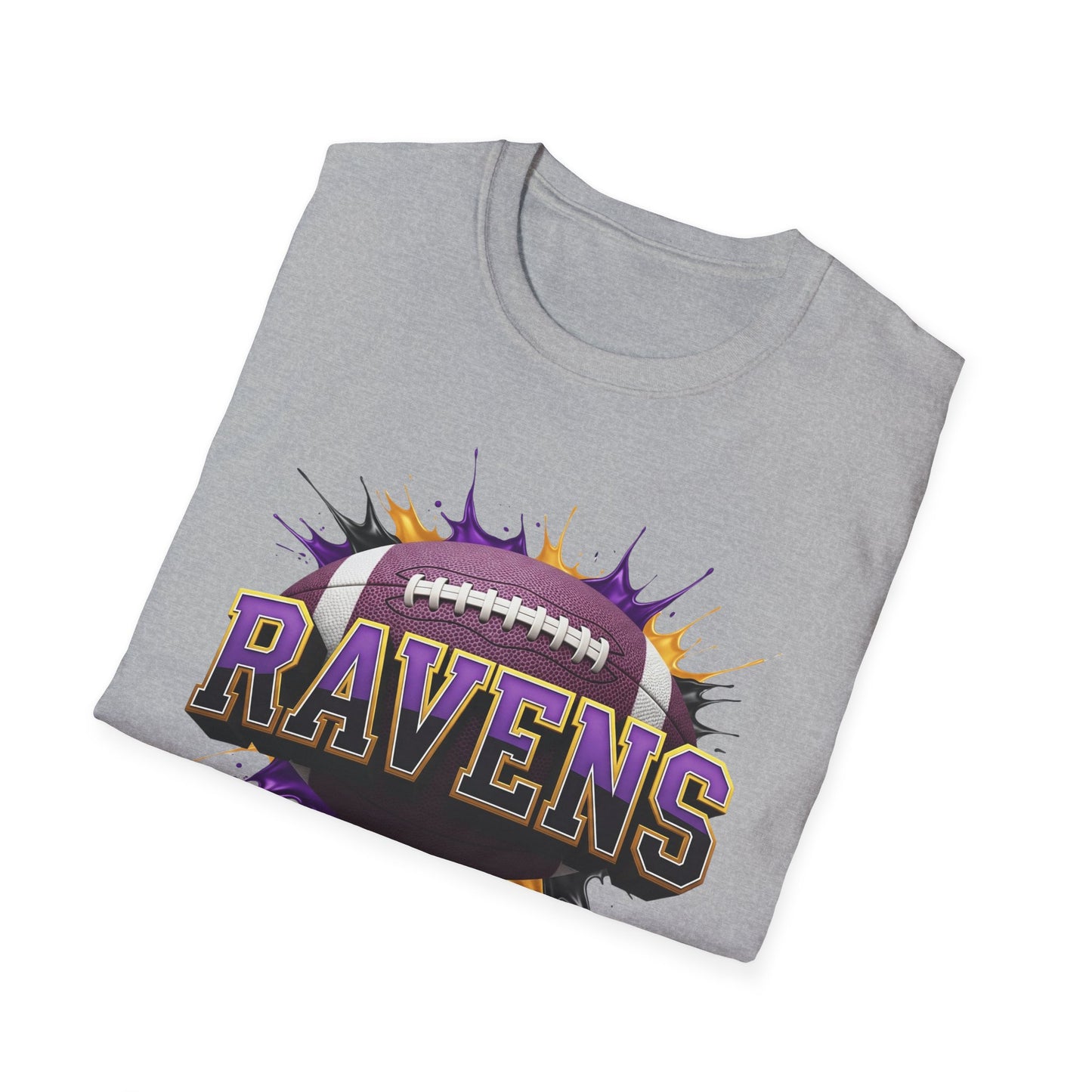 Baltimore Football Unisex T-Shirt, Baltimore Team Tee, Football Gift for Baltimore Fans, Game Day Shirt, Sports Fan Apparel Football Tee